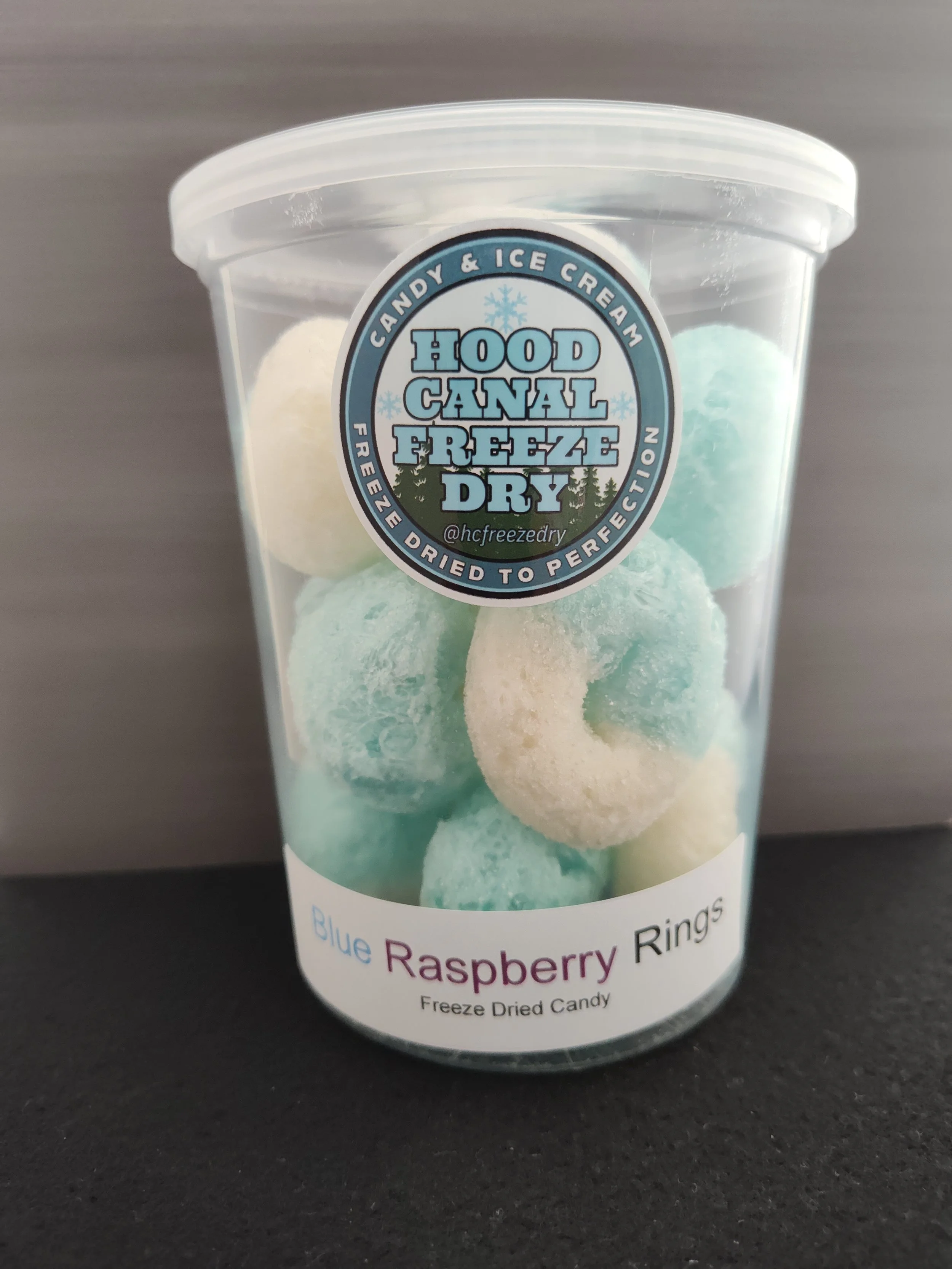 Freeze Dried Blue Raspberry Rings