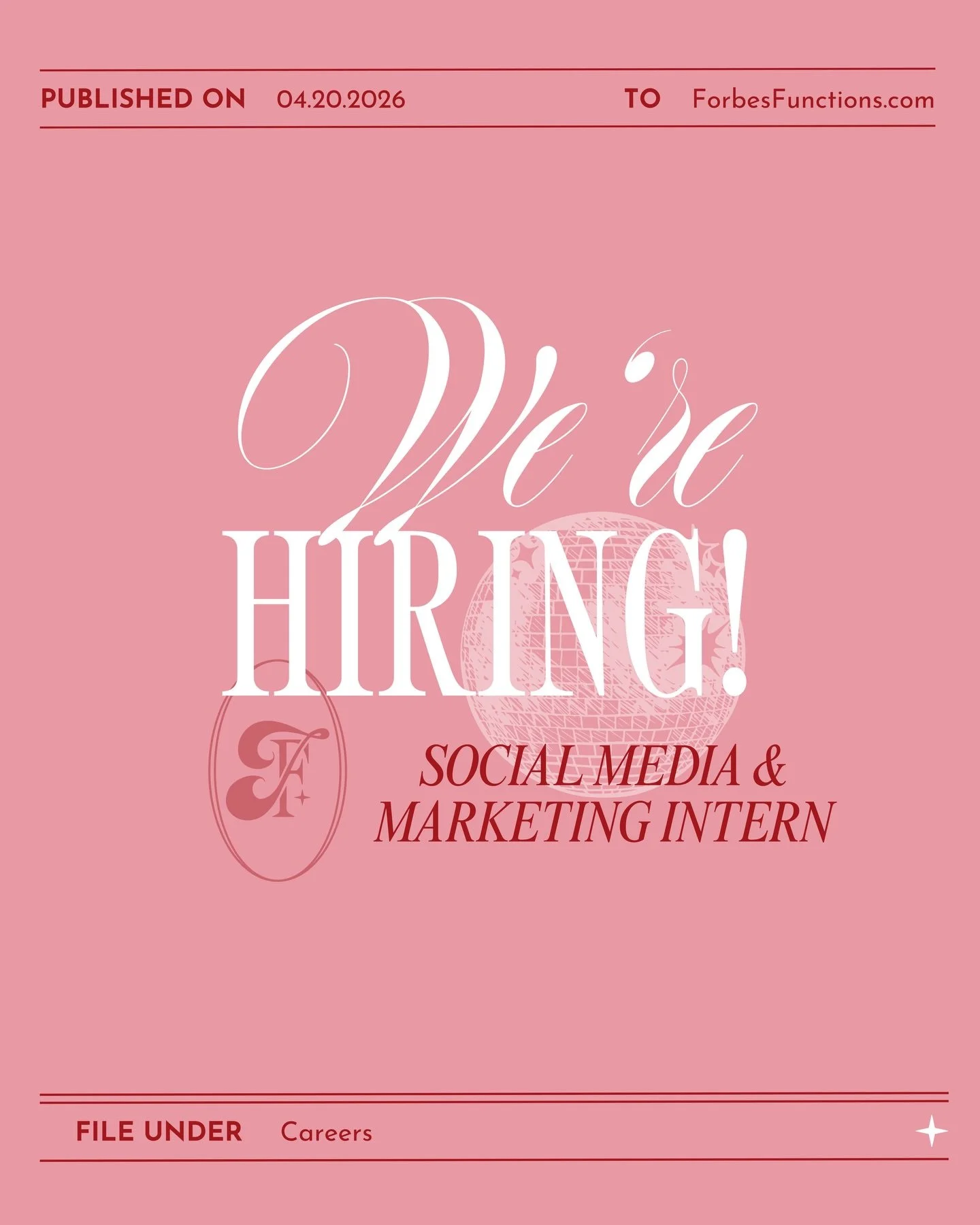 We&rsquo;re hiring! If you&rsquo;re into social media and events, come hang with us in the Hamptons this summer 🤍