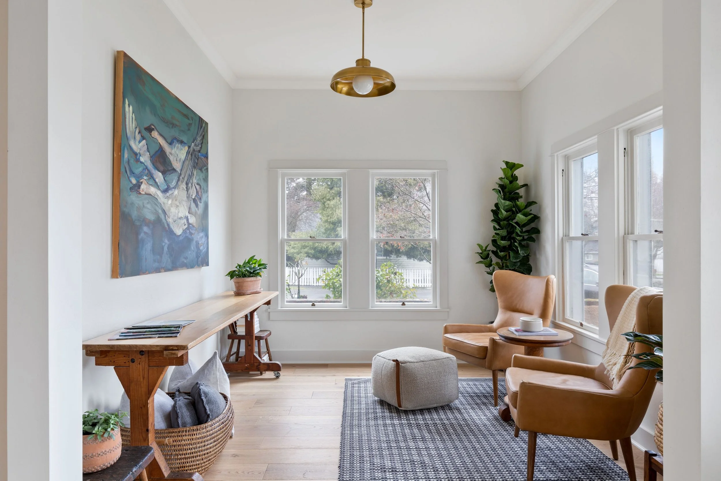 venetian plaster custom hood range - herbs - custom kitchen - interior design - handmade ceramics -