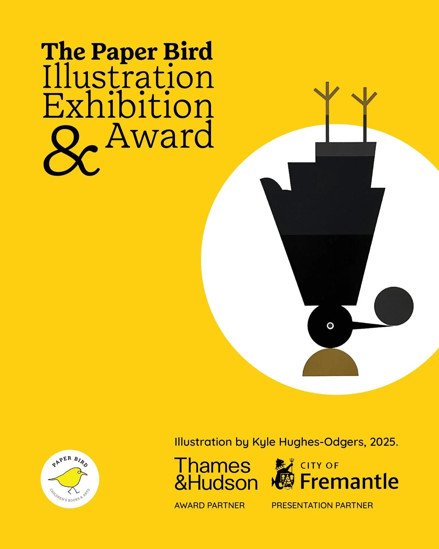 Absolutely thrilled to learn that my entry has been shortlisted for the inaugural Paper Bird Illustration Exhibition and Thames &amp; Hudson Illustration Award! 🎉 

The theme for 2026 theme is "flight", and there will be an online exhibiti