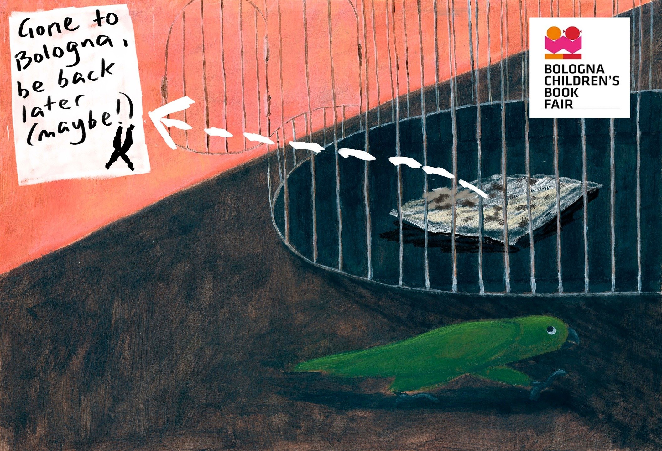 The day has finally arrived - I'm flying off to my very first Bologna Children's Book Fair! 🥰 🎉

Just getting to go to the fair is an absolute dream come true, and I can't quite wrap my brain around the fact that MY illustrations will be up there o