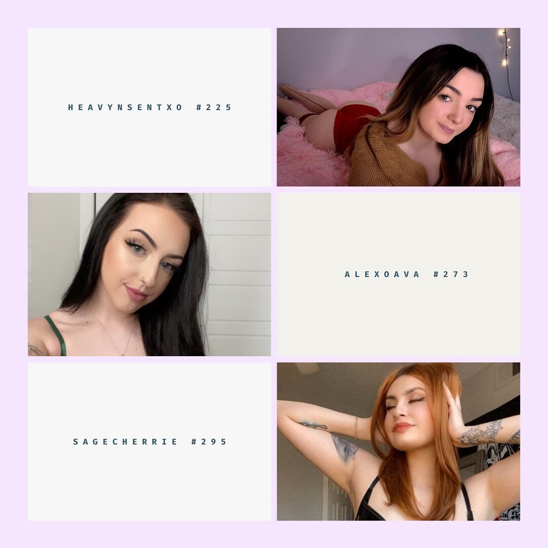 showing some love to our models who ranked in the last site contest! these girls pushed themselves and reached their goals and the IGF team is incredibly proud. 🏆 major shoutout to @trixxilove_xo , @emdrips , and @madisonmoonsxo for receiving a bonu