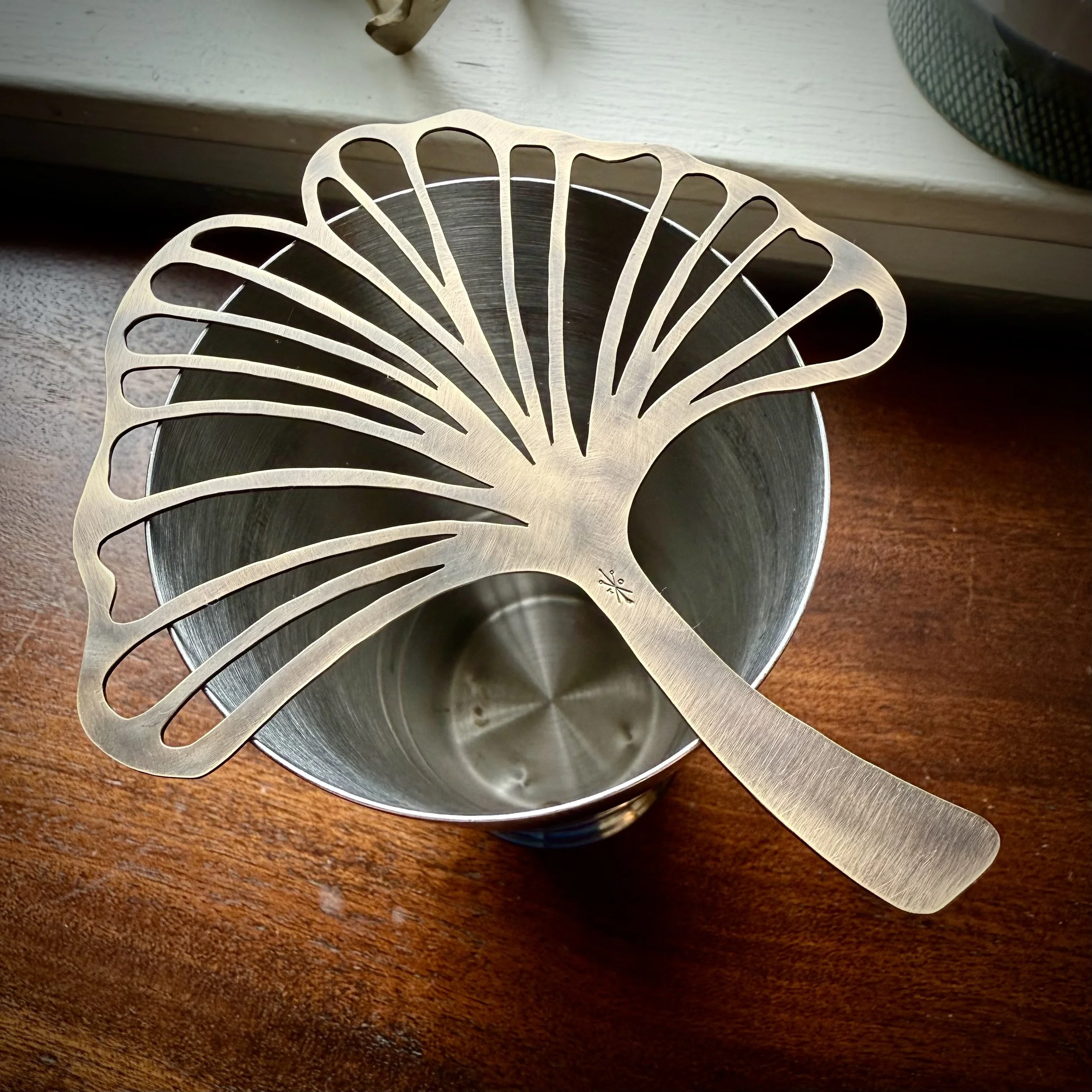 Ginkgo Cocktail Strainer