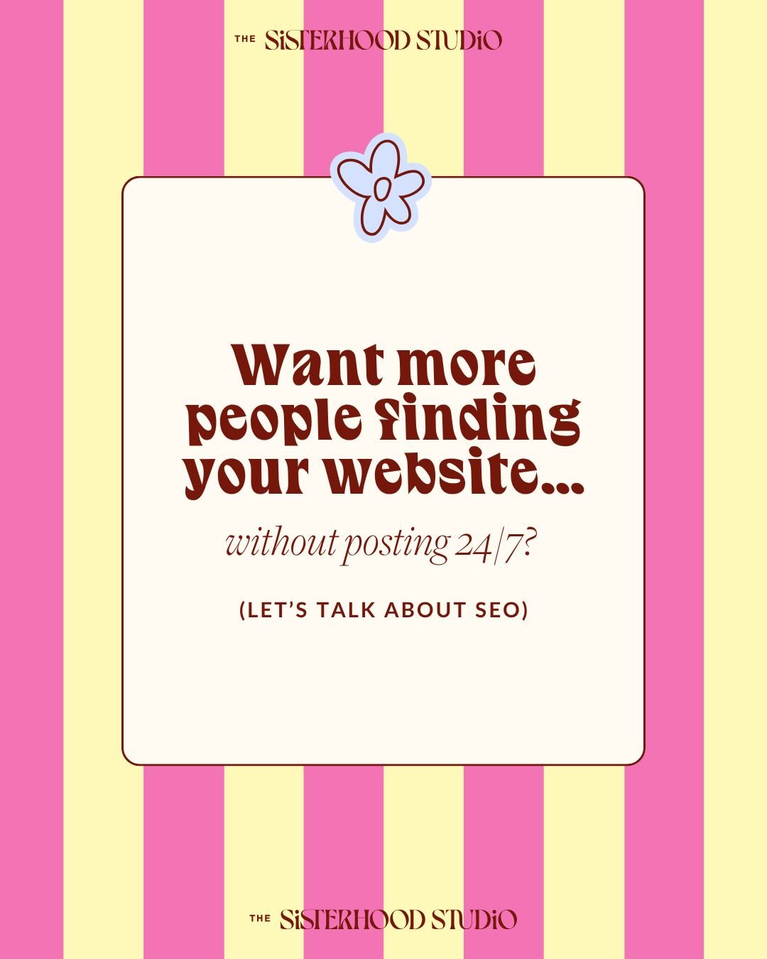 I feel like SEO is one of those things people know they should care about but don&rsquo;t really think about when building their website 😅

Most people focus on how their site looks (which matters), but forget that people actually need to find it fi