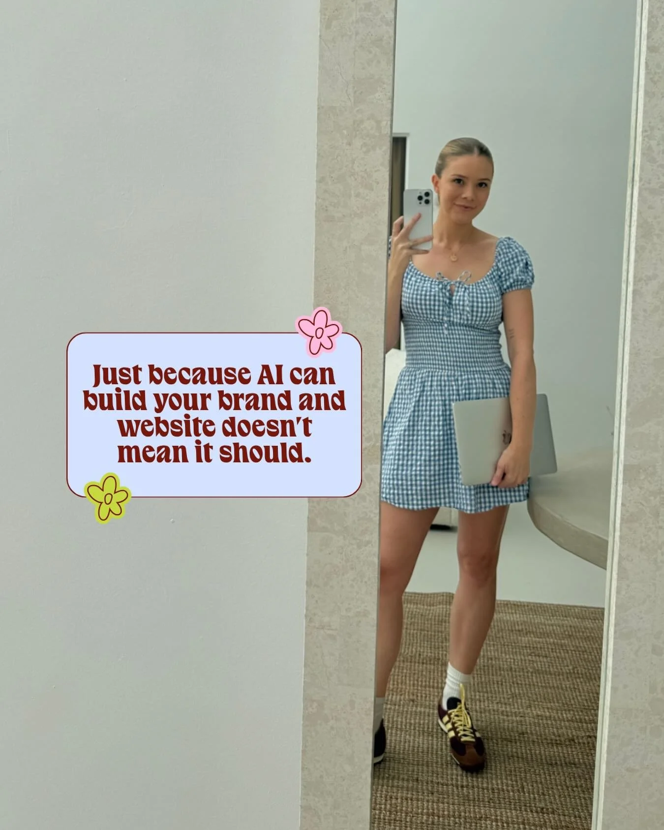 I know AI can build a logo in 30 seconds and spit out a website before you&rsquo;ve finished your coffee 😭

BUT, branding isn&rsquo;t just about putting colours, fonts, and a logo together, a good brand is built on understanding:
 🎀 How you want pe