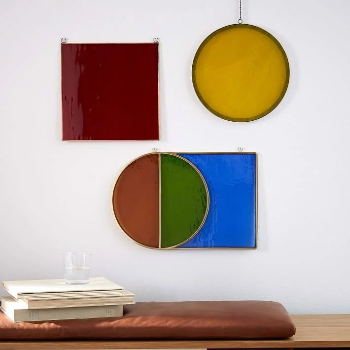 STAINED GLASS AND FRAMES: COMMUNE X WEST ELM — Julia Luke | ART + DESIGN
