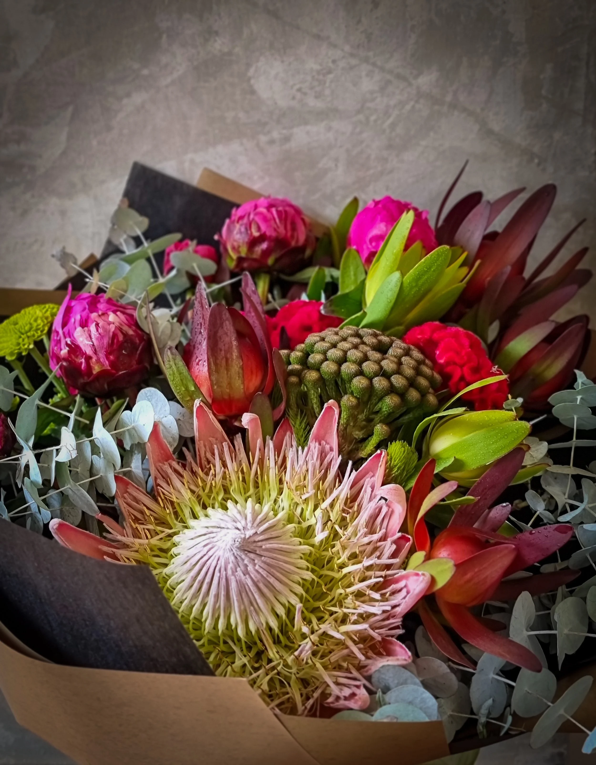 Blooming Bouquet - $95. A selection of high-quality blooms freshly picked on the day, quality guaranteed.