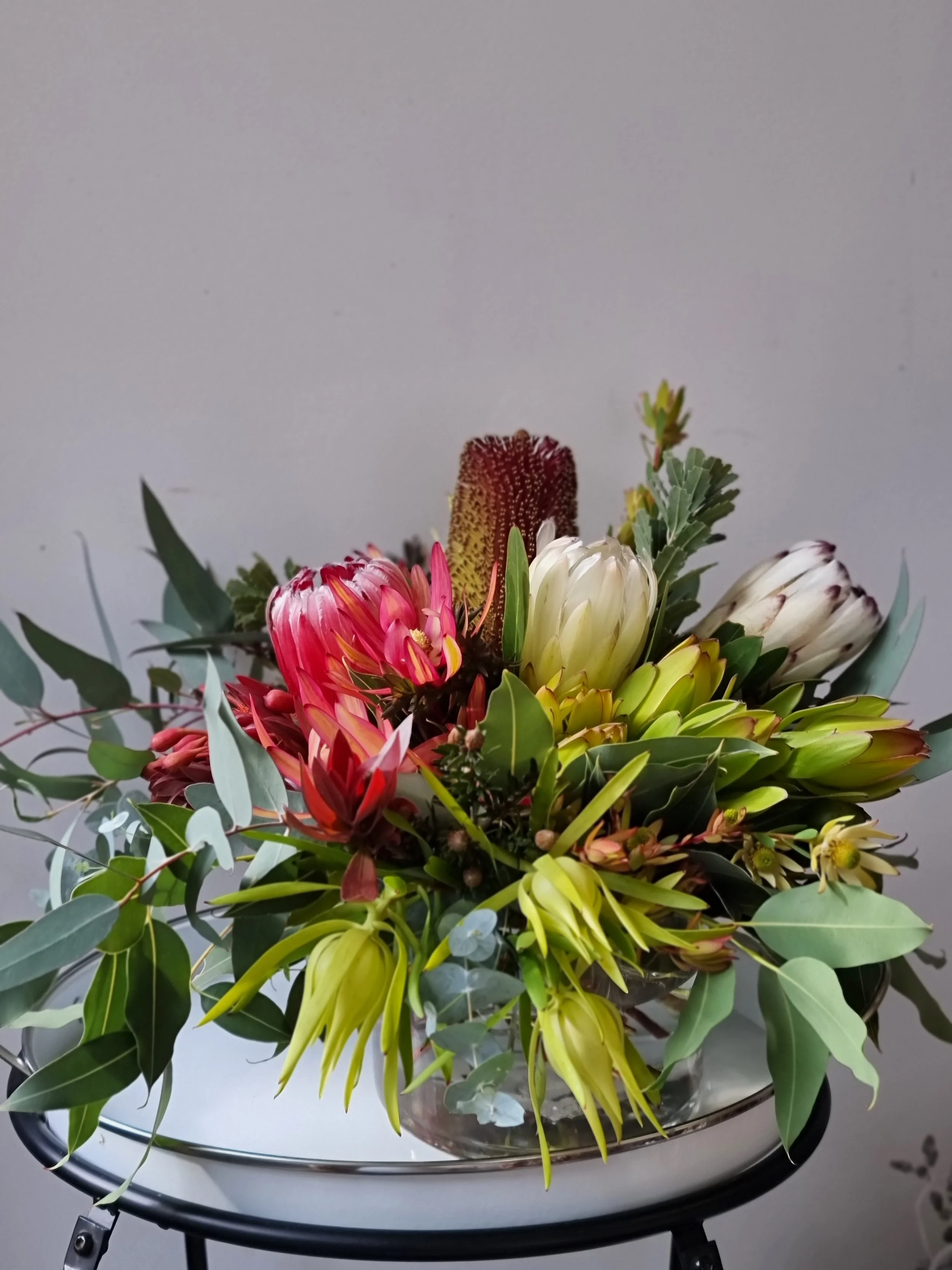 Mother's Day Vase - $145. Guaranteed to delight the recipient! A selection of the best picked flowers arranged in a glass vase.