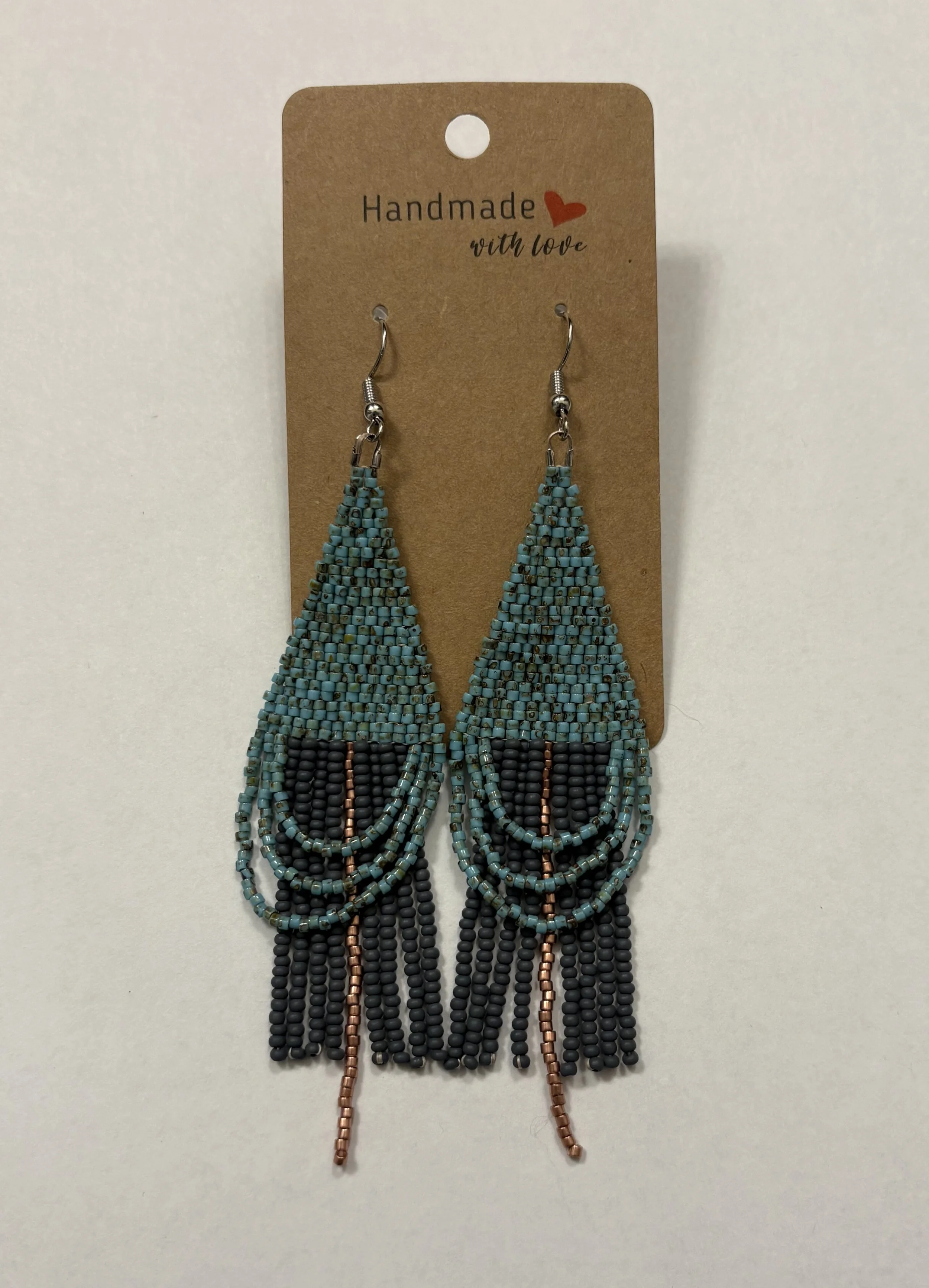 Glass Seed Bead Earrings