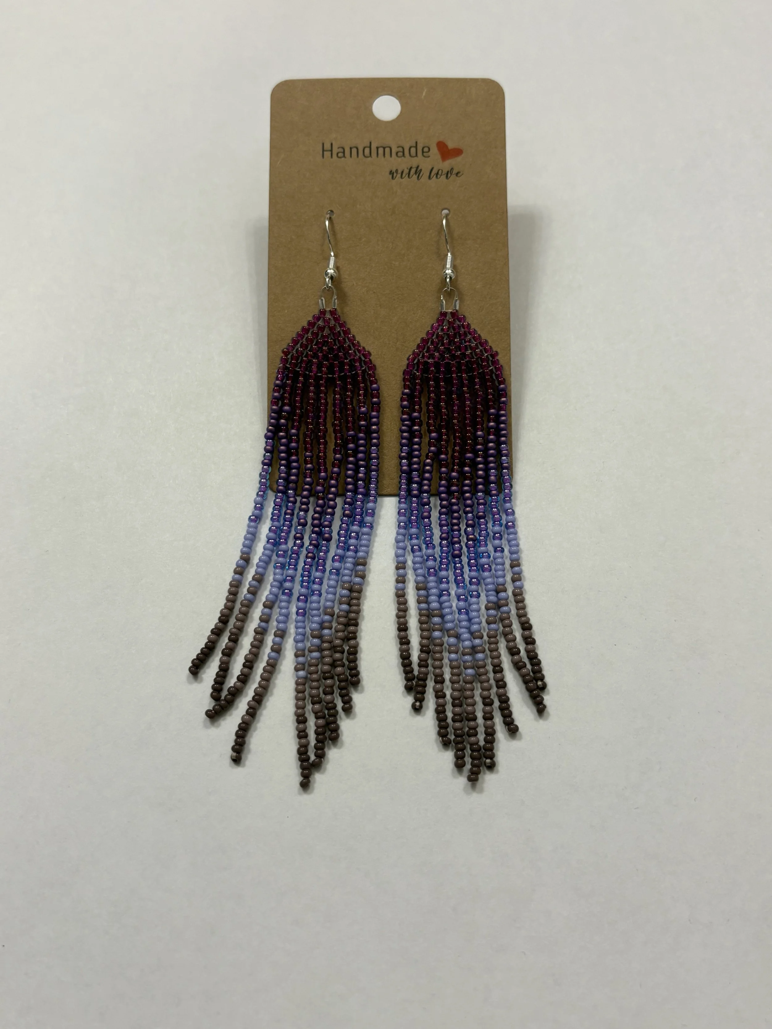 Glass Seed Bead Earrings