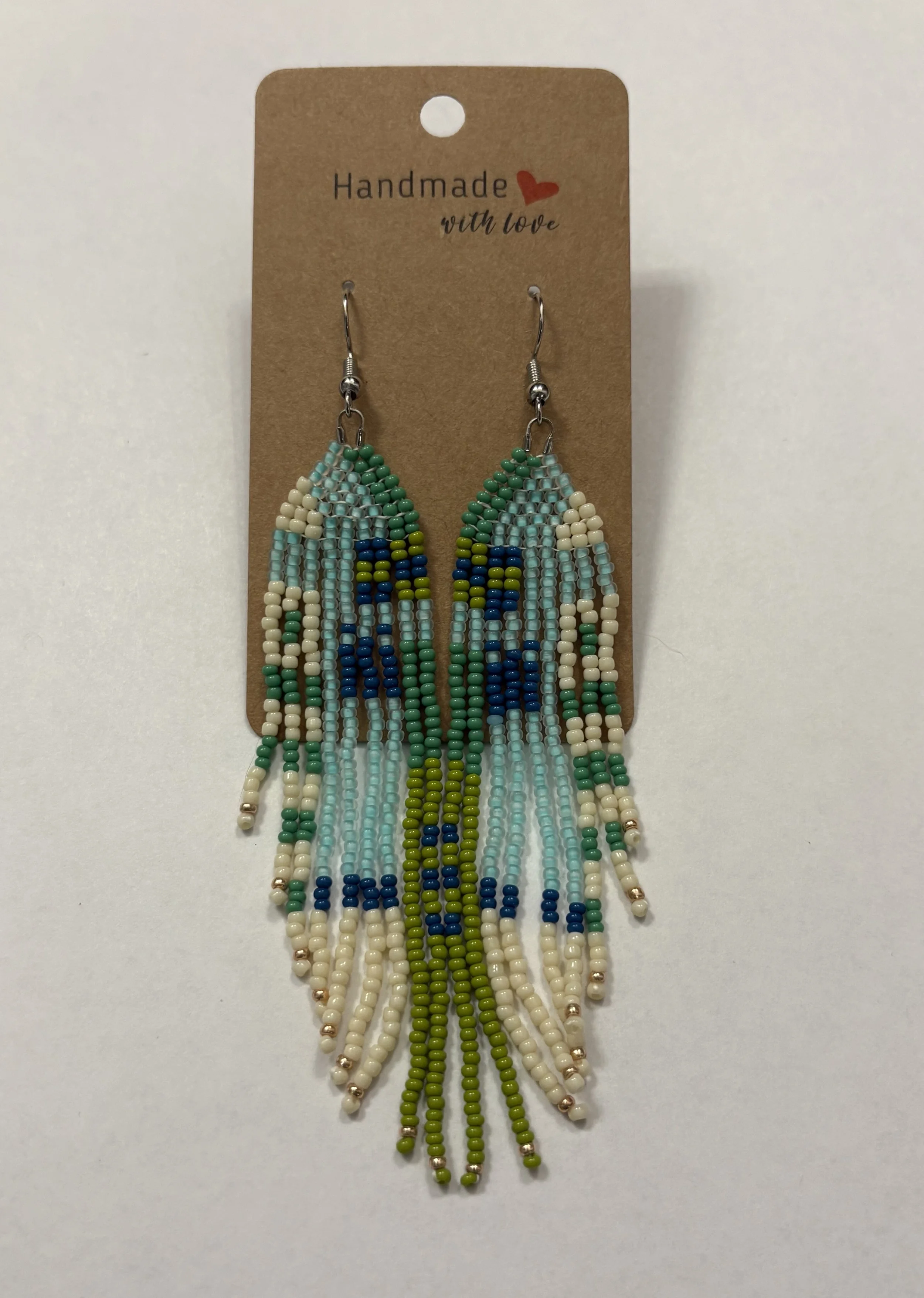 Glass Seed Bead Earrings