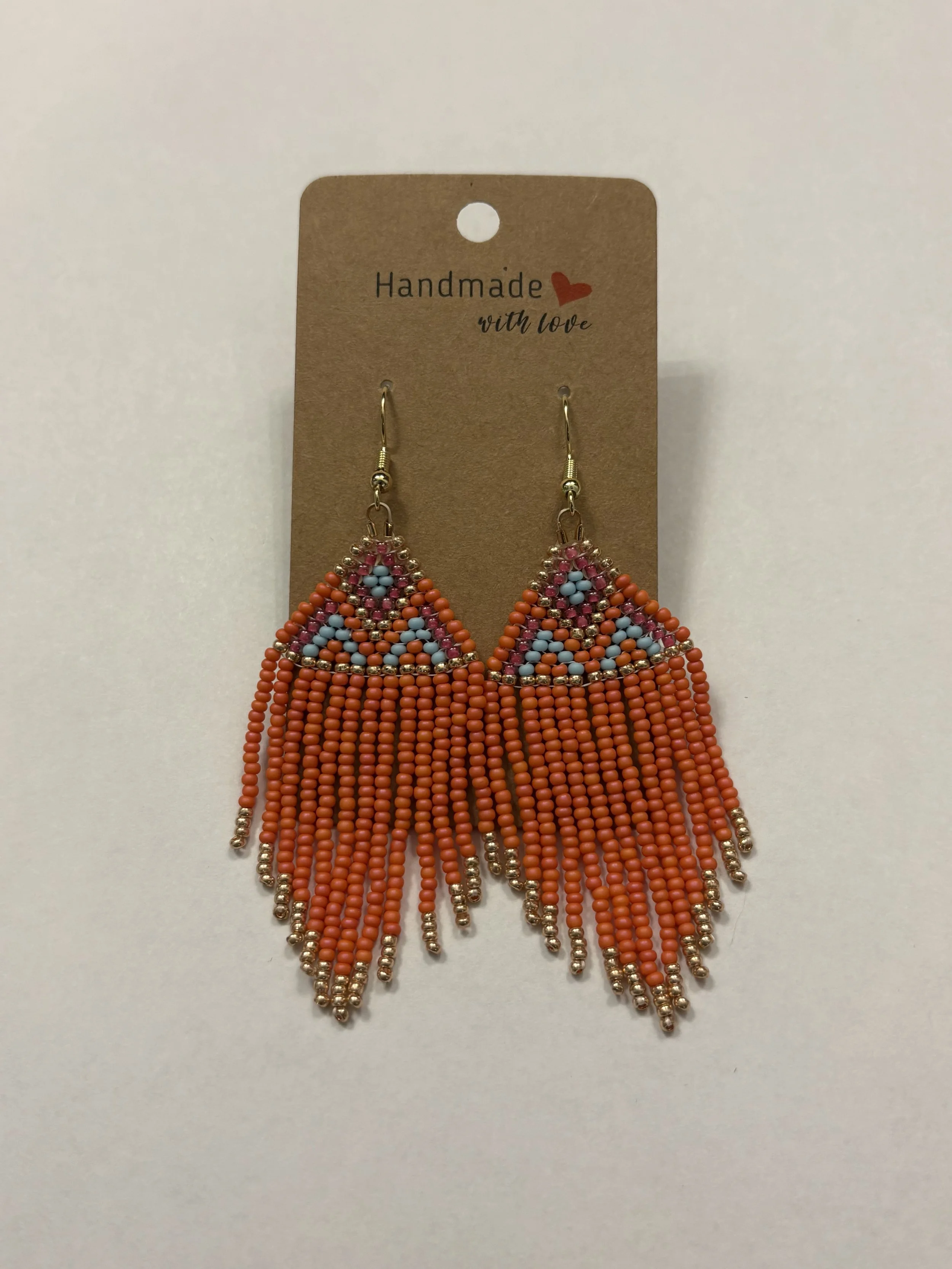 Glass Seed Bead Earrings