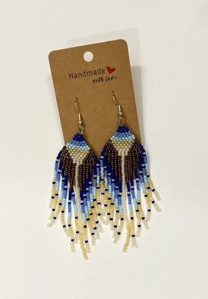 Glass Seed Bead Earrings