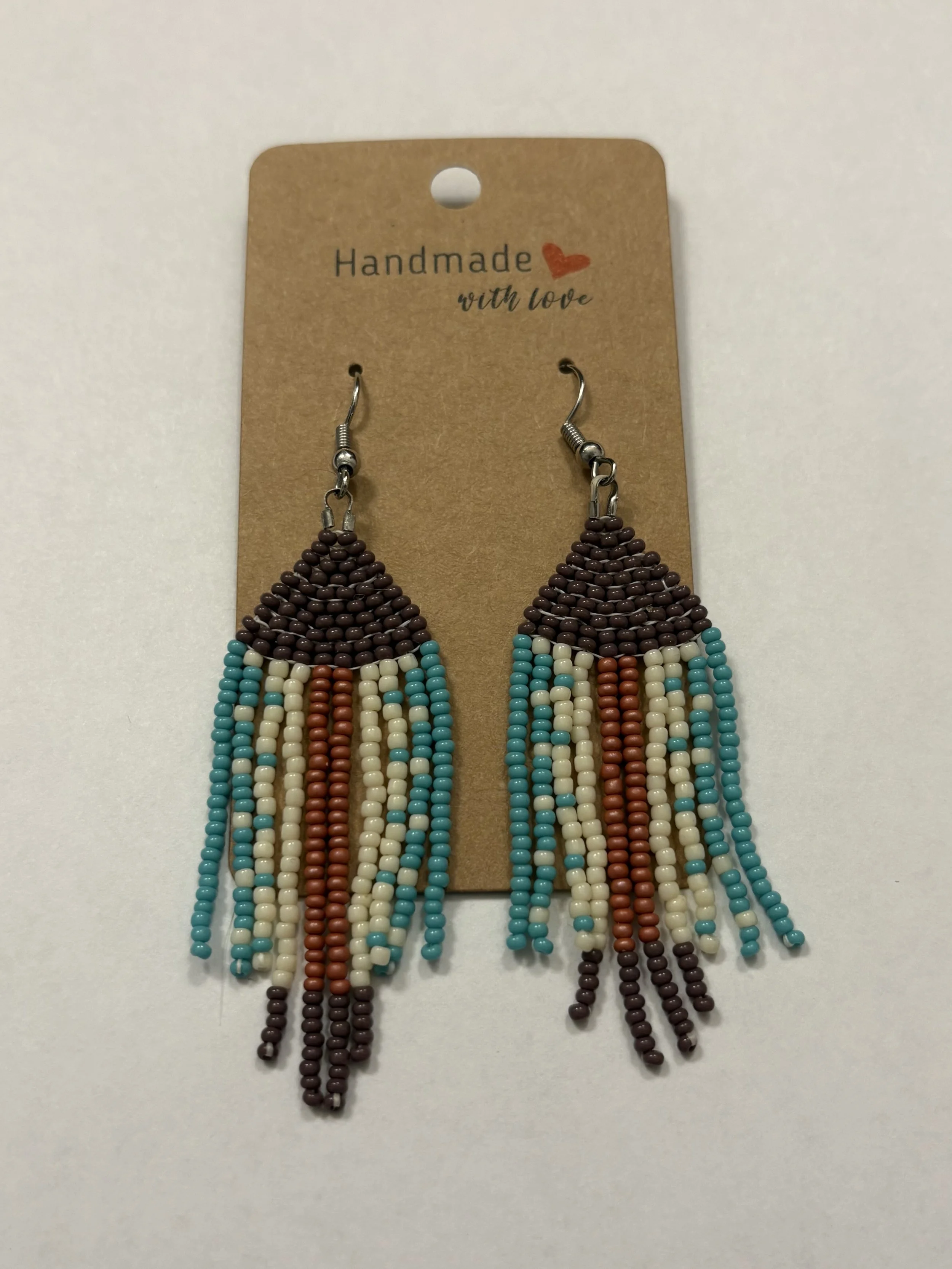 Glass Seed Bead Earrings