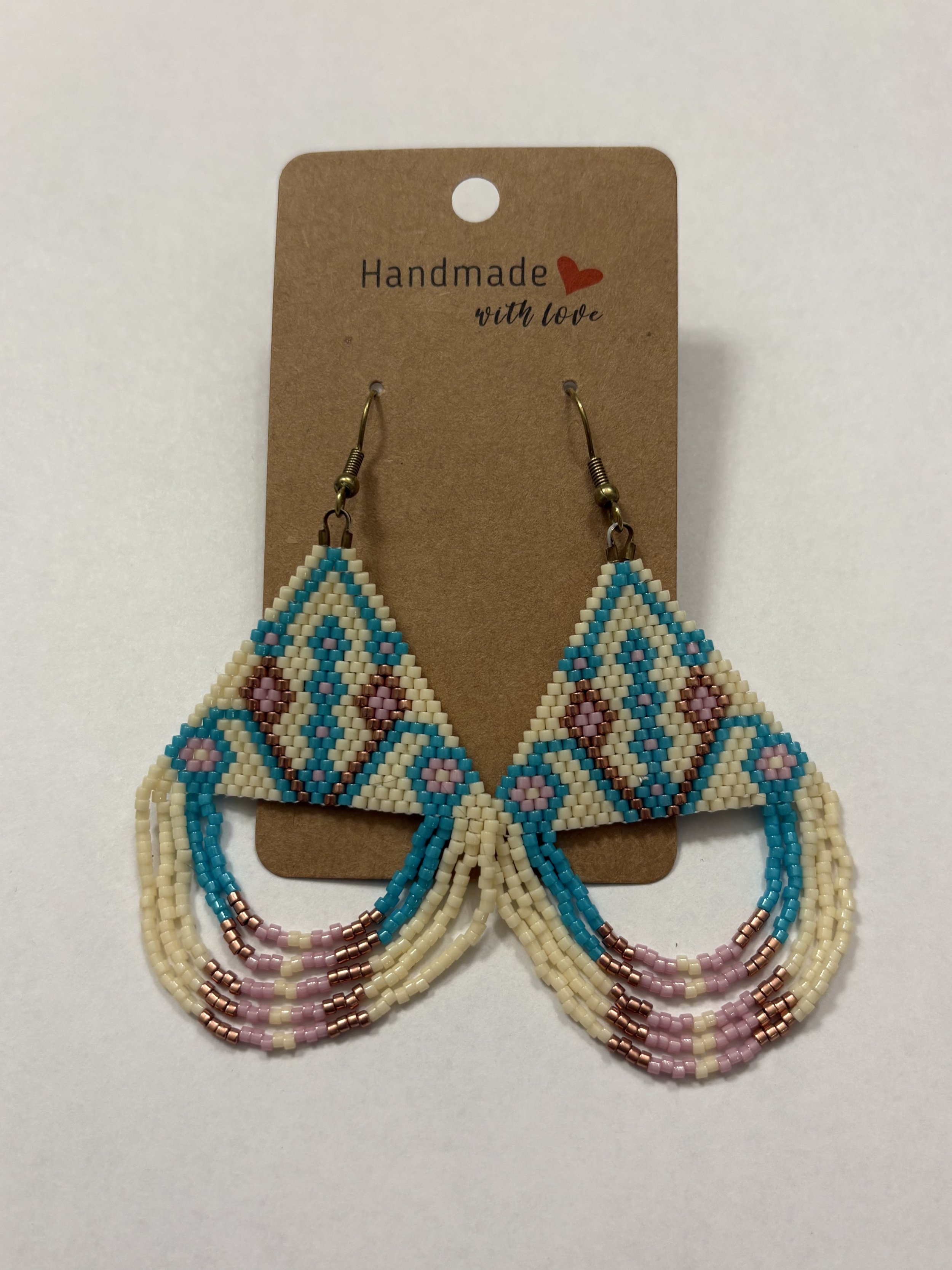 Glass Seed Bead Earrings