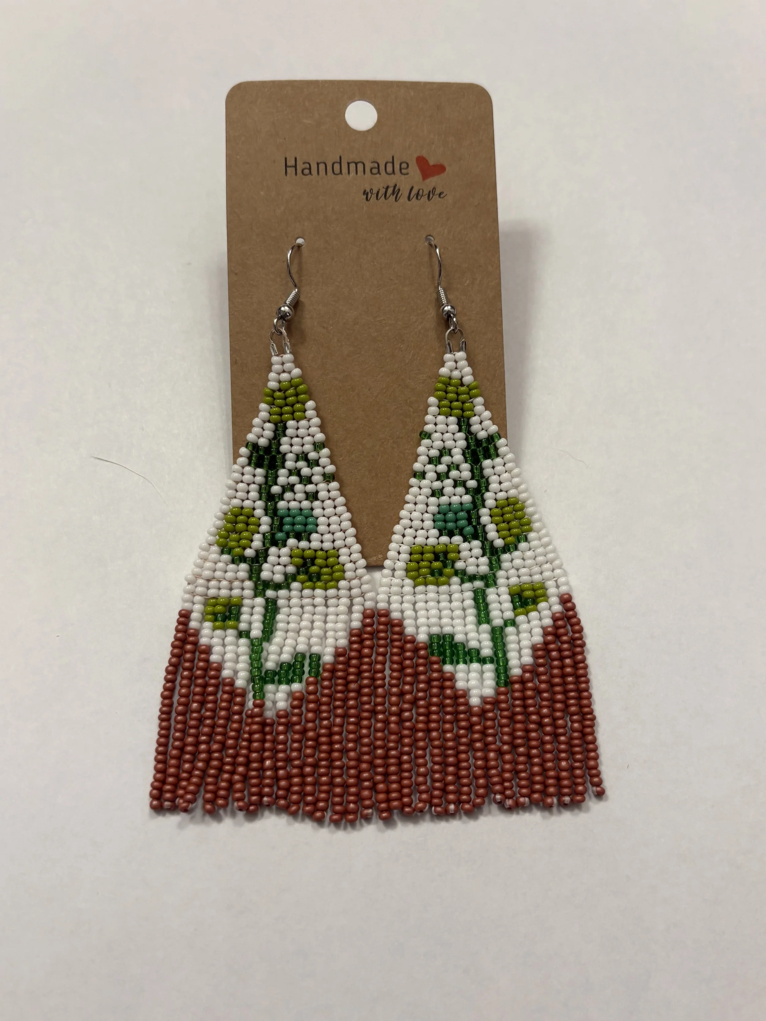 Glass Seed Bead Earrings