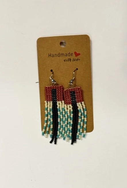 Glass Seed Bead Earrings