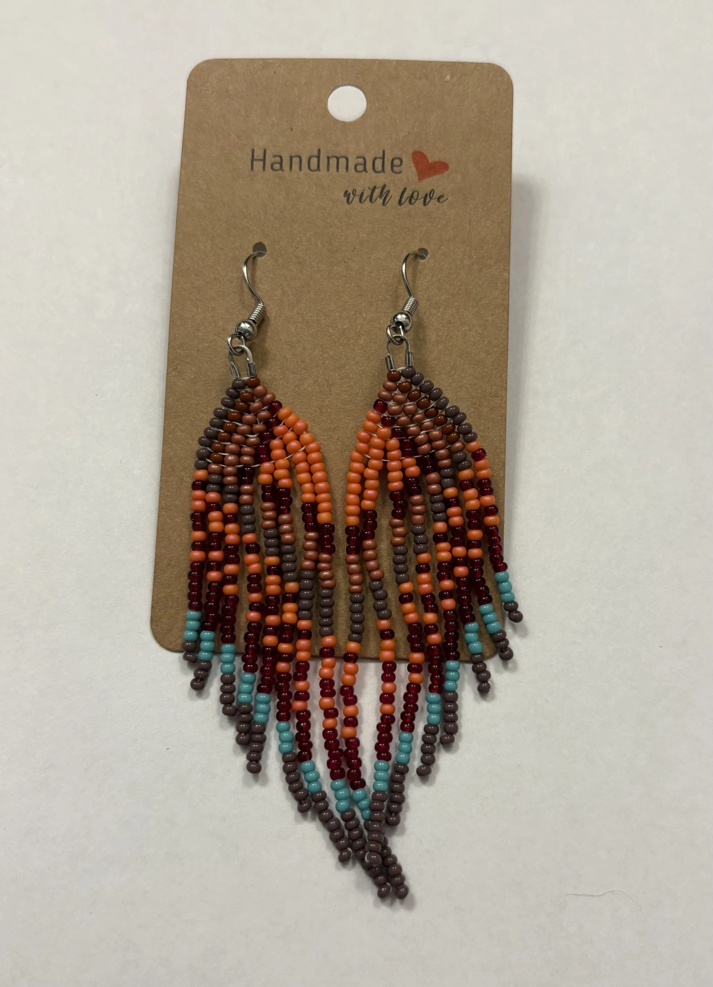 Glass Seed Bead Earrings