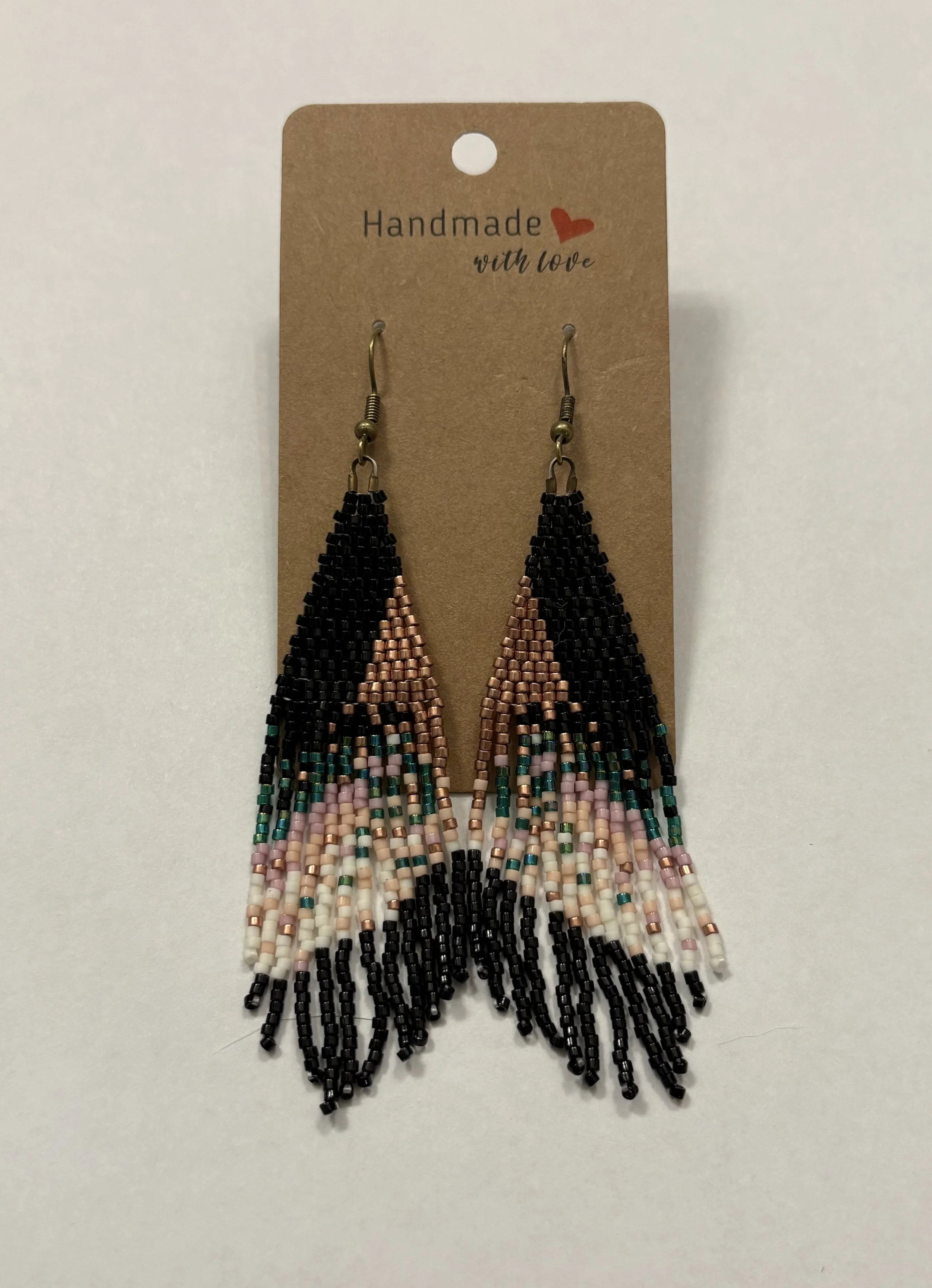 Glass Seed Bead Earrings
