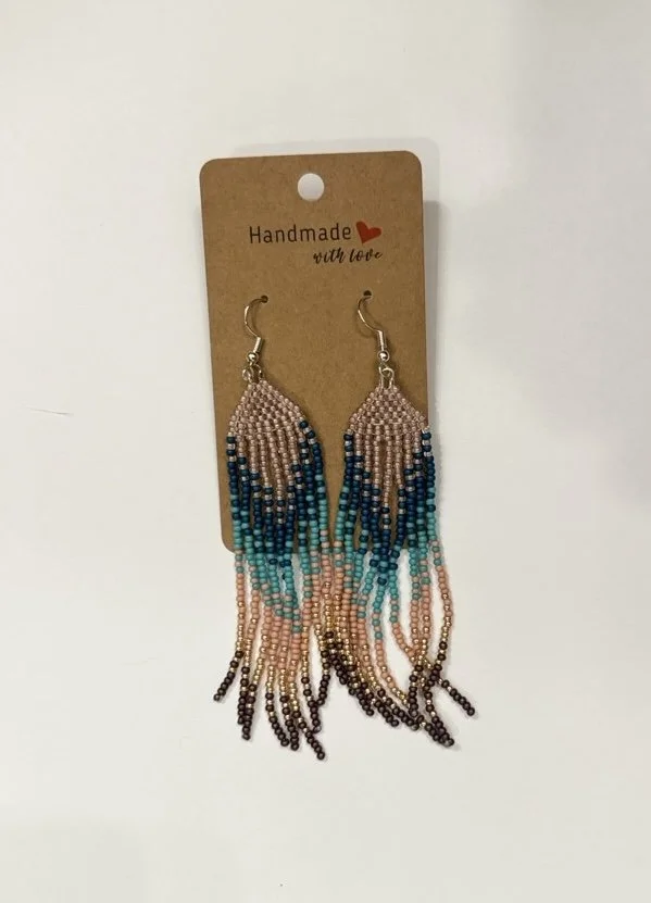 Glass Seed Bead Earrings