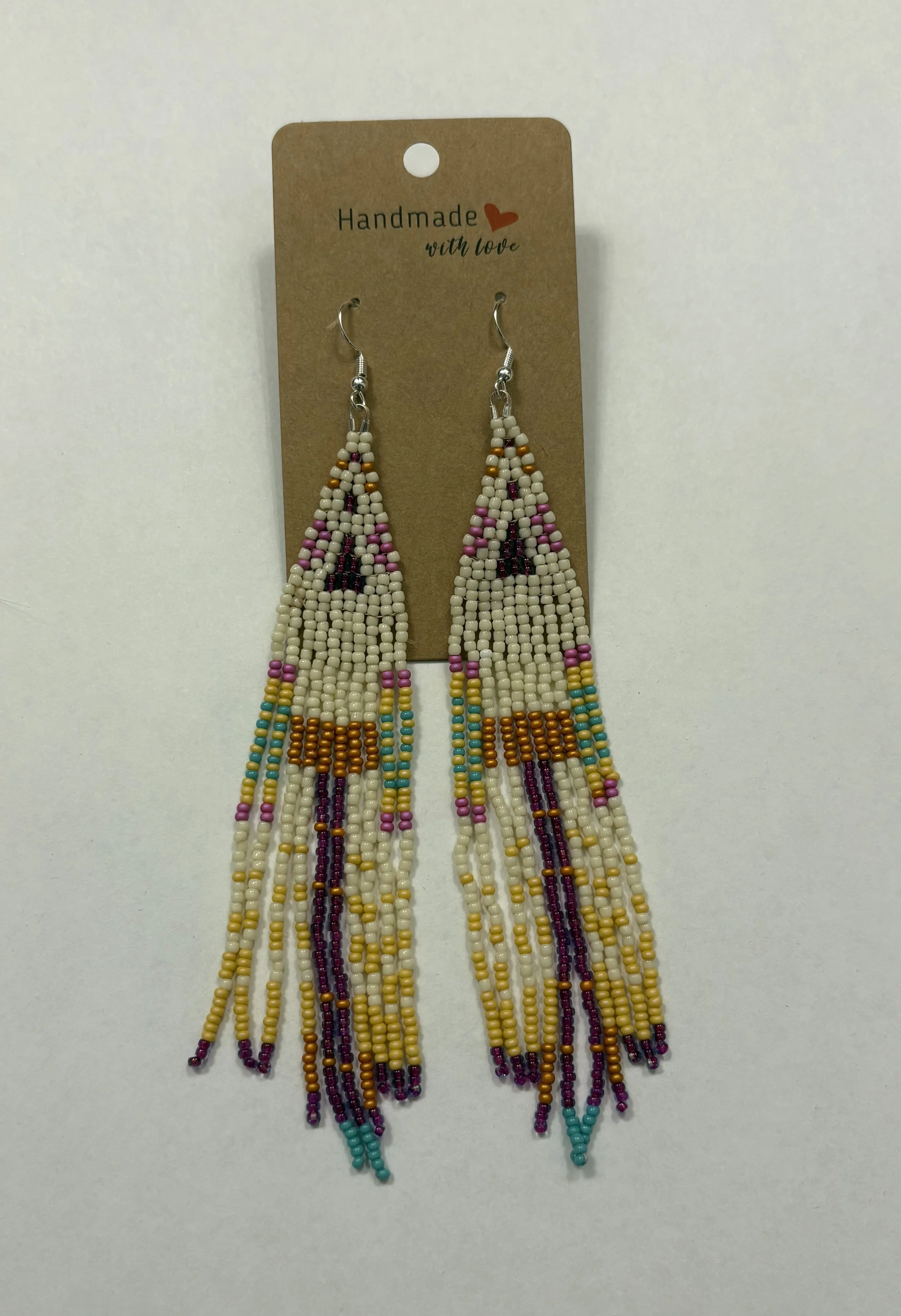 Glass Seed Bead Earrings