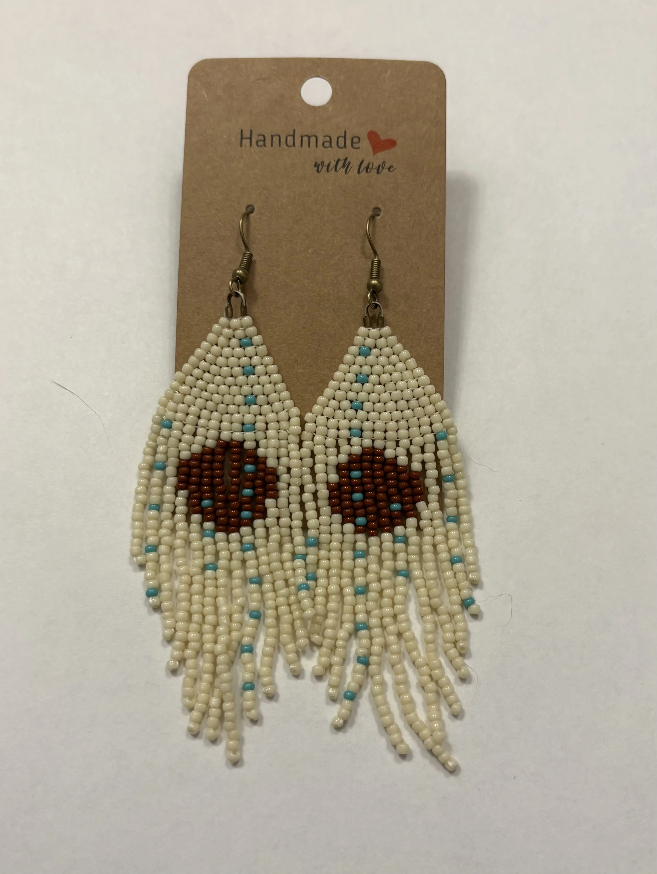 Glass Seed Bead Earrings
