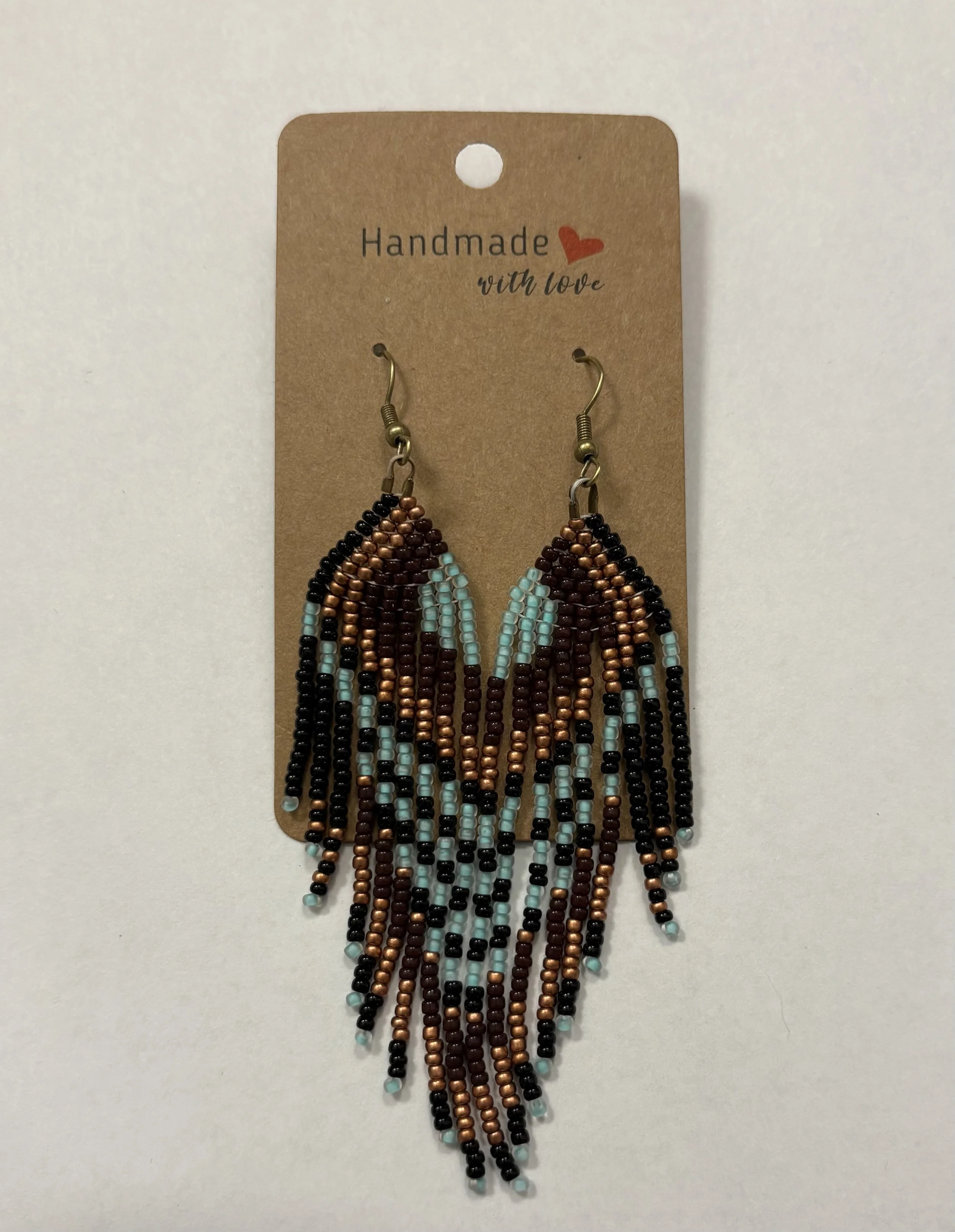 Glass Seed Bead Earrings