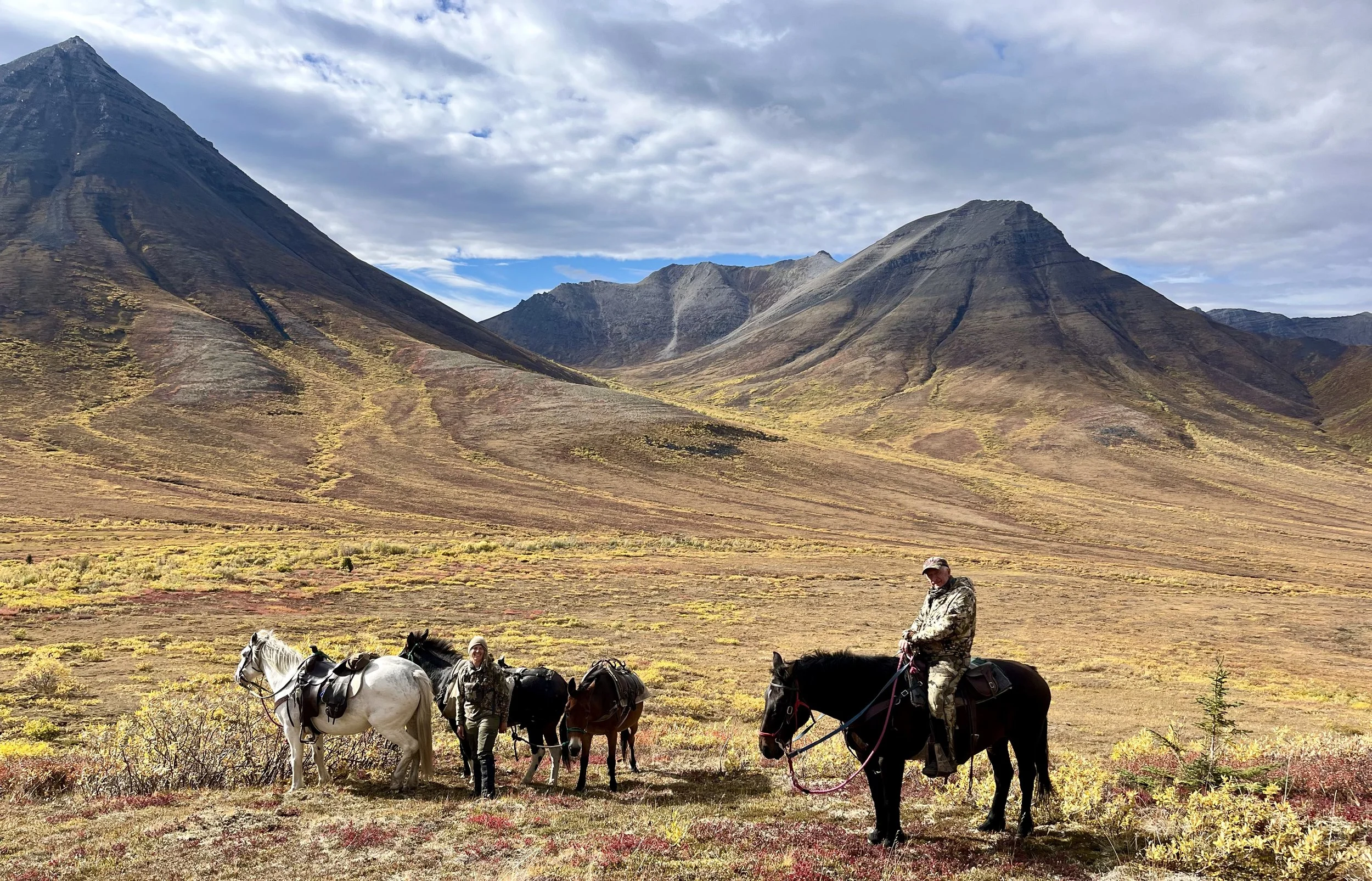 Horseback moose hunting in the Yukon with Blackstone Outfitters