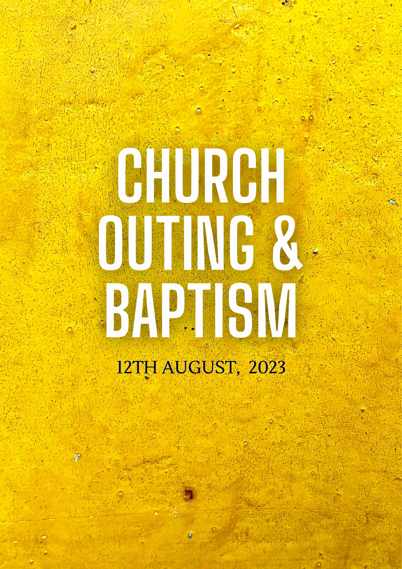 Church Outing & Baptism