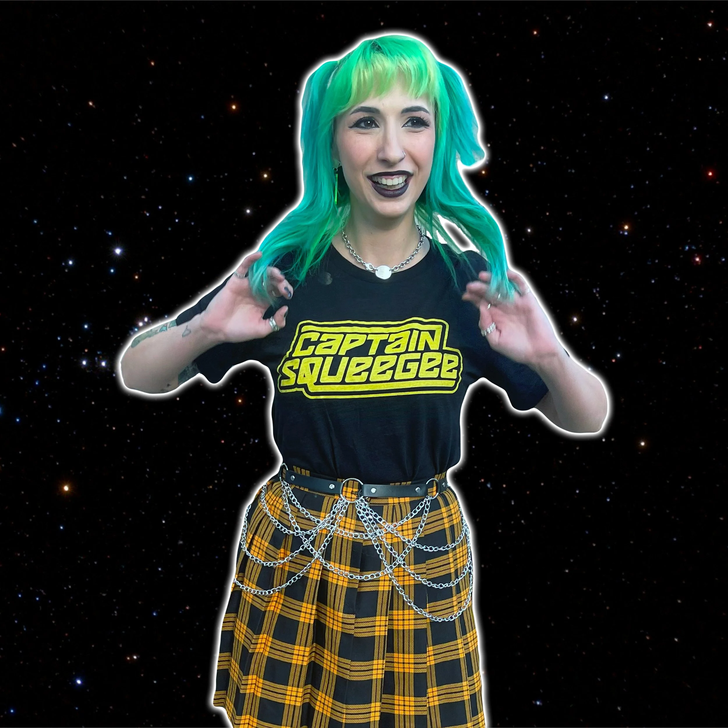 Captain Squeegee "Squeeg Wars" Tee (Black)