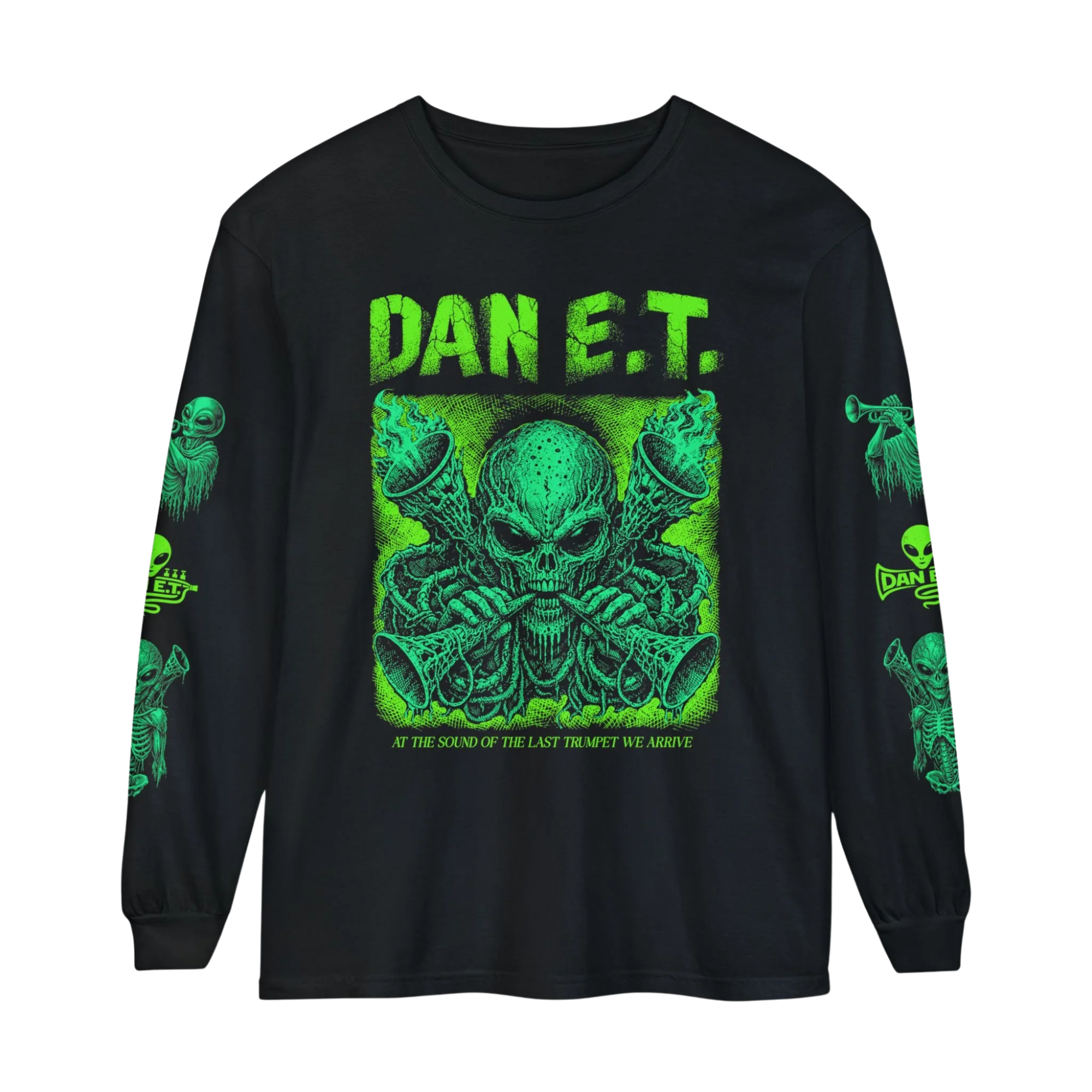 Dan E.T. "Doom Trumpets" Long Sleeve Tee