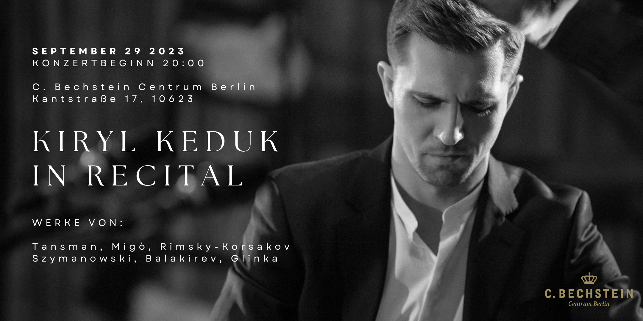 Kyril Keduk In Recital at C. Bechstein Centrum Berlin
