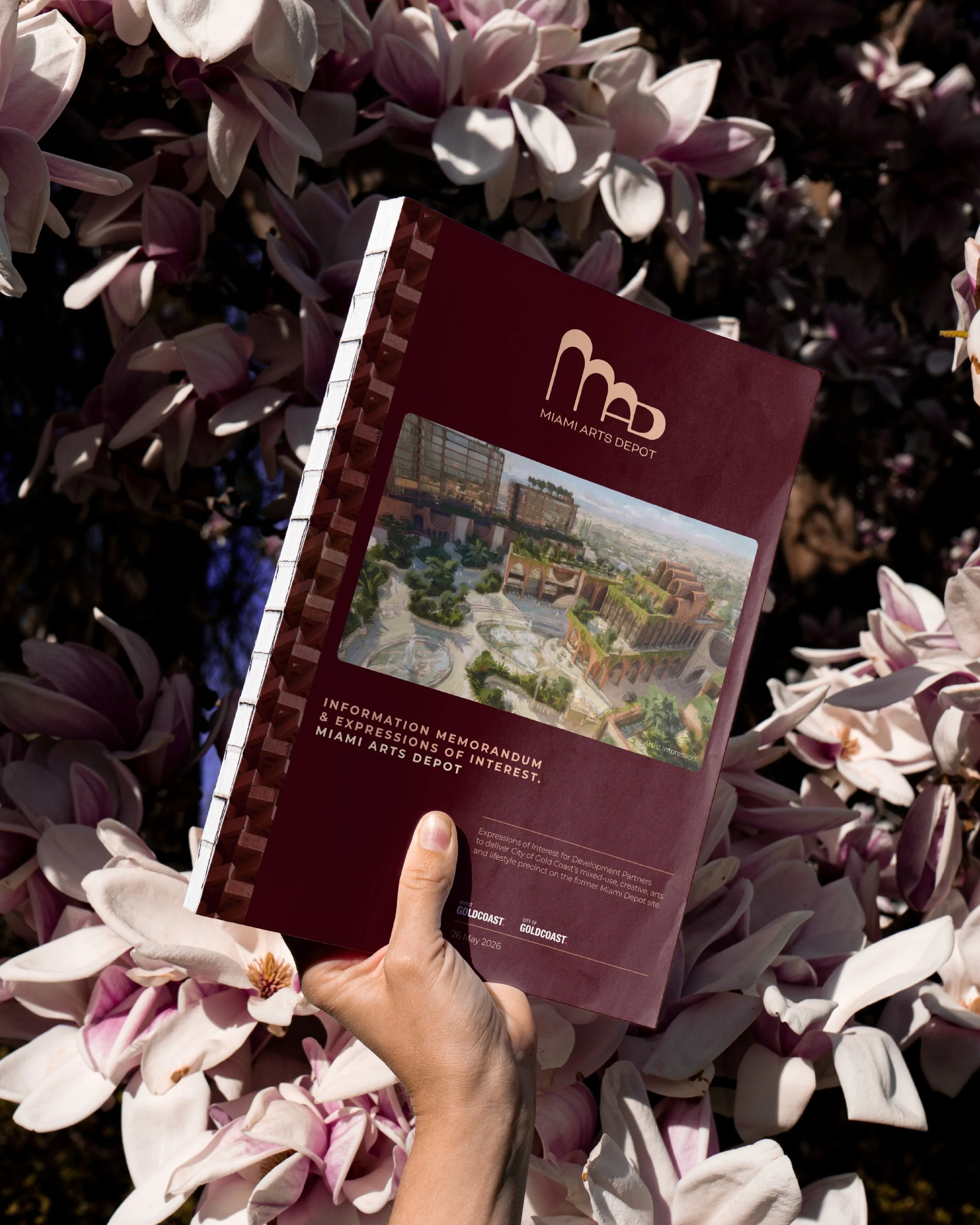 Miami Arts Depot (MAD) EOI Project.

MAD is a bold new mixed-use creative precinct proposed for the former Miami Council Depot site, bringing together creative industries, public realm, retail, dining, commercial spaces and new residential living in 