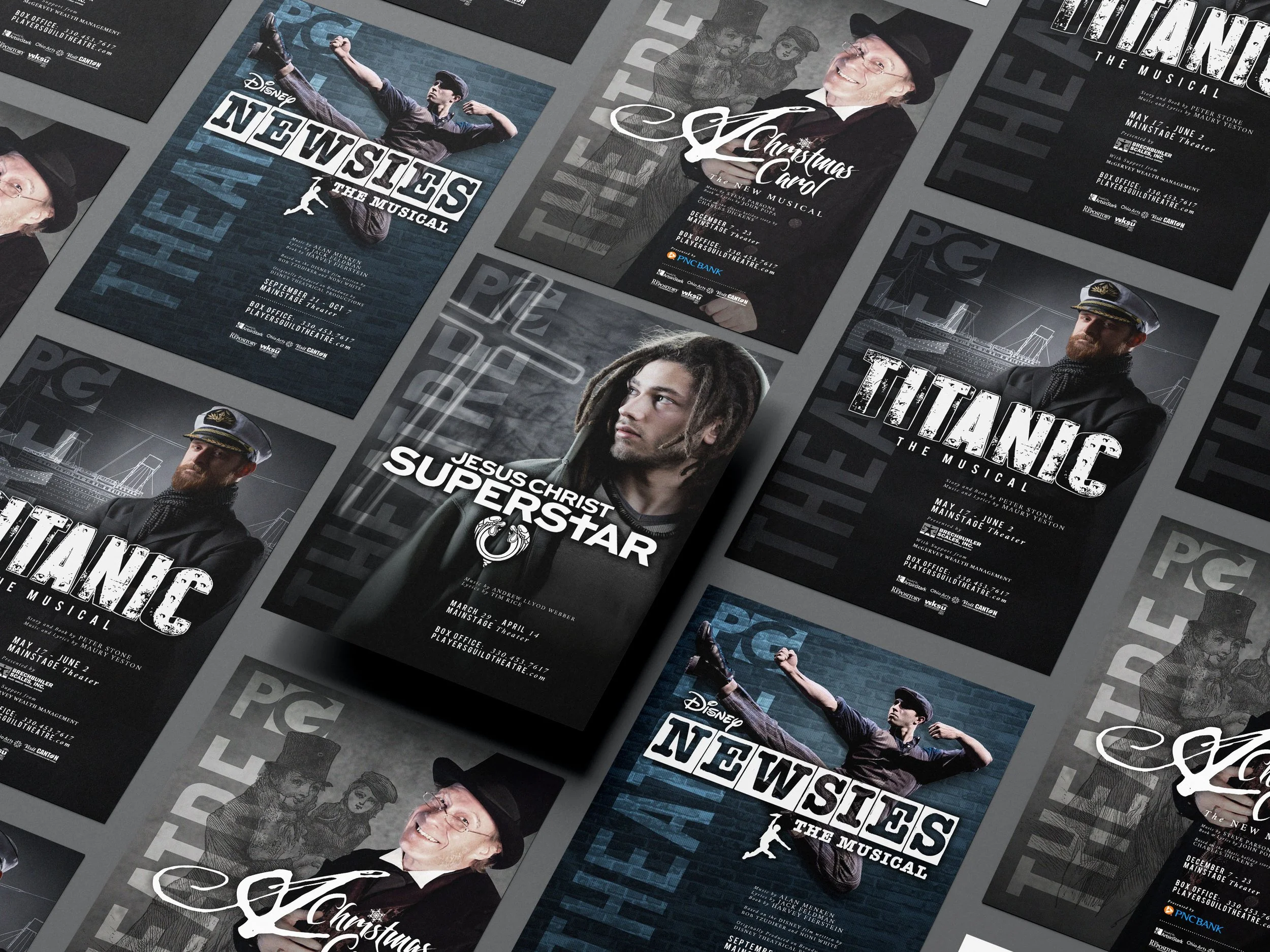 Print advertising for live theatrical productions