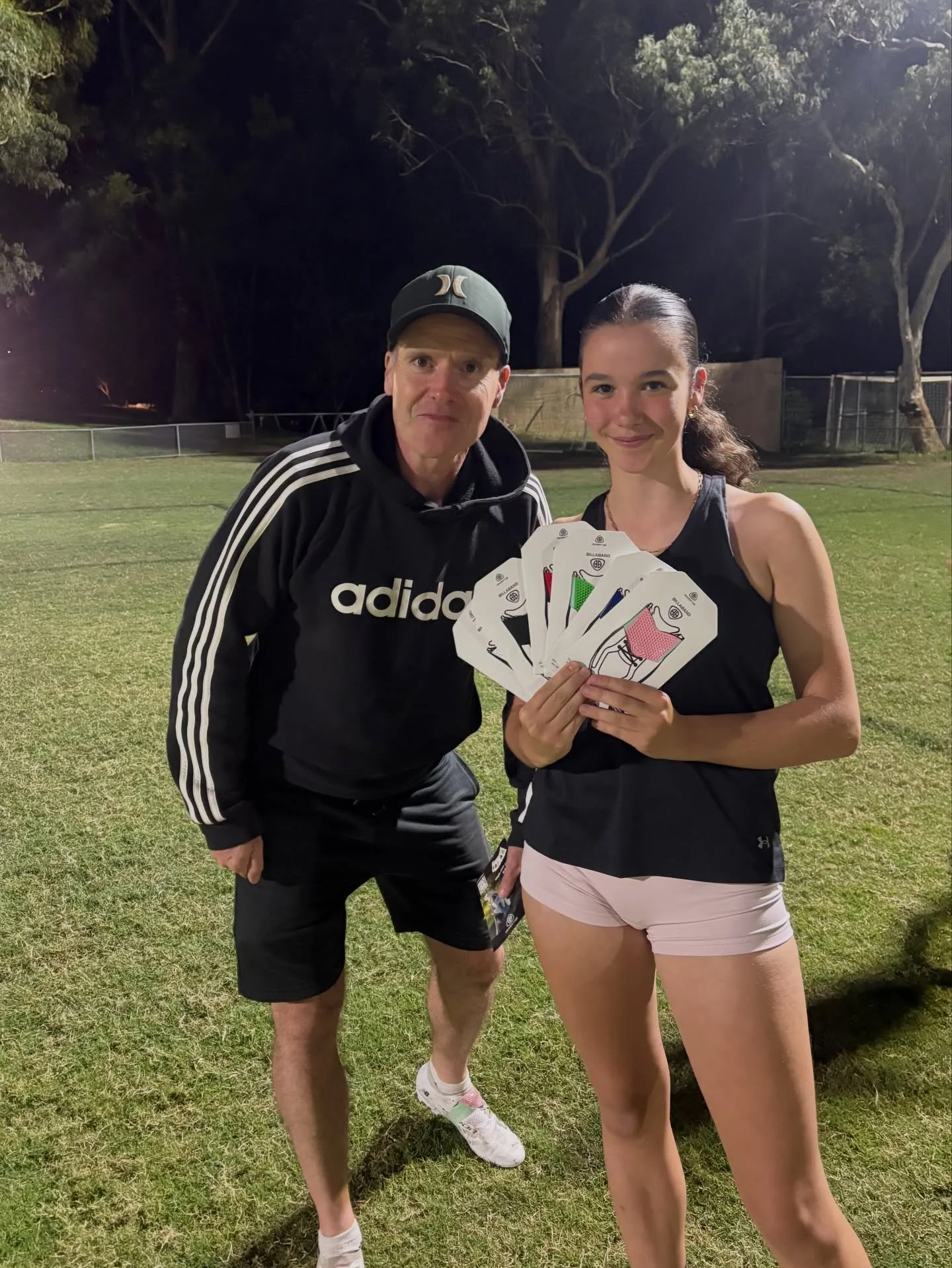 Huge thank you to Mark and @teambillaband for sponsoring our superstar striker Izzy for the 2026 season!

Mark came down to training this week to present Iz with a welcome pack. Being an Eagle since U6s, of course blue was her favourite colour 🦅💙

