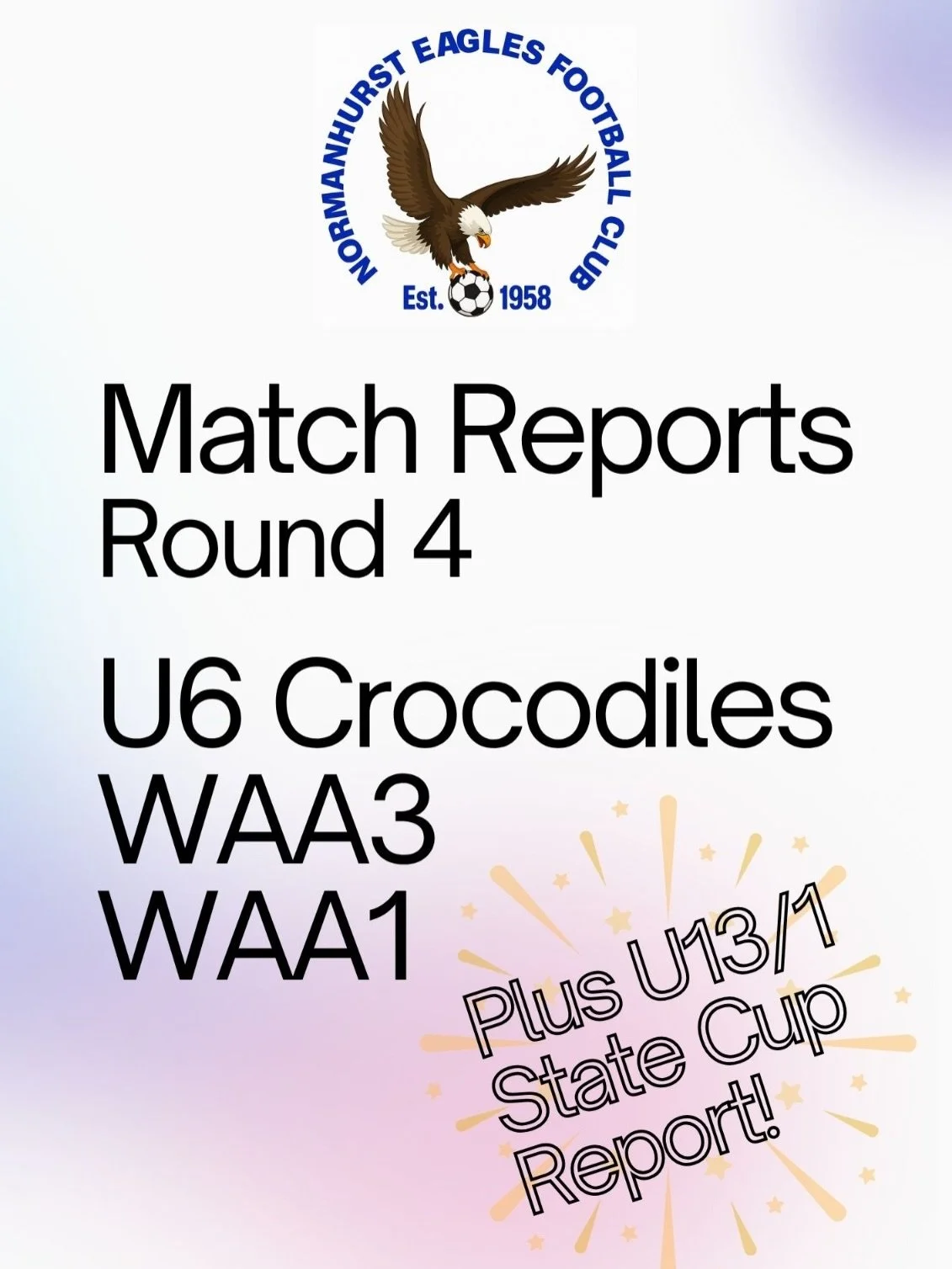 Match reports are in this week featuring a first win for WAA1 and a huge win for WAA3!