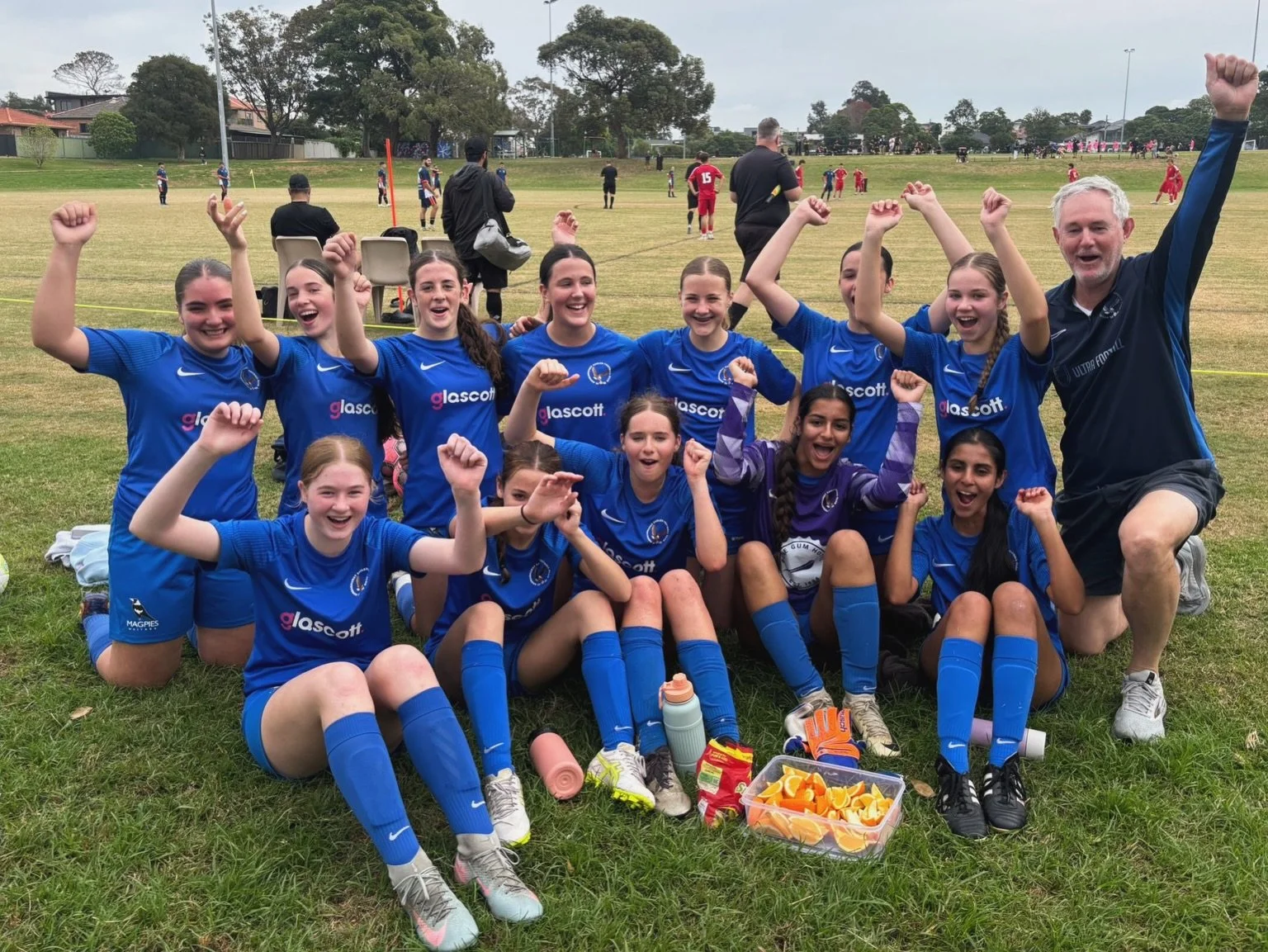 Our girls are through to the next round of the GU15 State Cup!! 

The team traveled to Greenacre on Sunday to take on Belrose-Terry Hills Raiders. It was 1-1 at full time, and was decided by a penalty shoot out.. 4-3 to Normo!

Can&rsquo;t wait for t