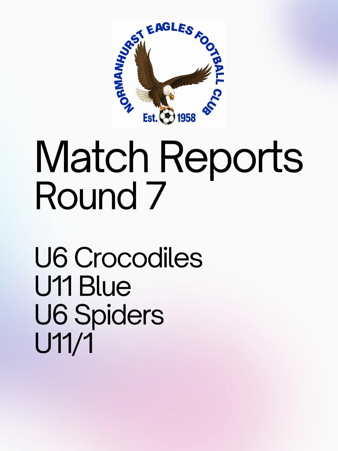 Rd 7 reports!