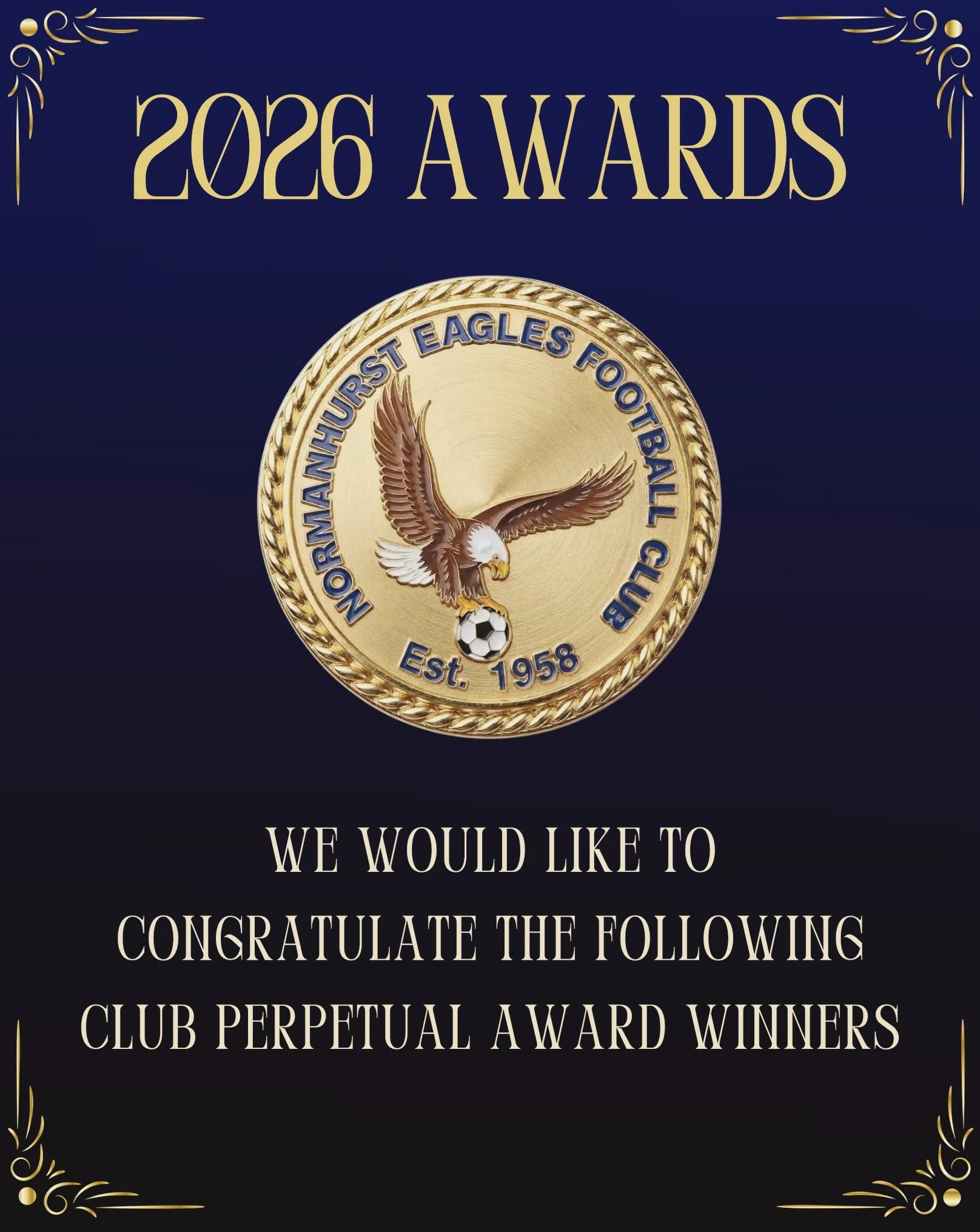 We would like to congratulate the following perpetual award winners, who were recently recognised at the club presentation days. 

Each of these individuals and teams have made a significant contribution to the club this year and are truly deserving 