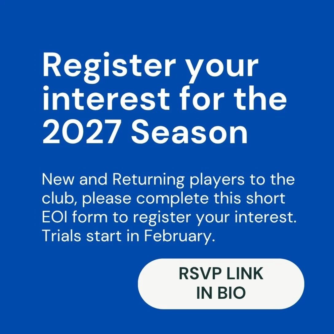 Hi Eagles Members and those who want to join in 2027.... 

Please complete this EOI form to register your interest for ALL MINI/JUNIOR/SENIOR teams plus Dev Squad and the U8 graded teams. 

Link in Bio! 

It just takes a minute ! 

There&rsquo;s also
