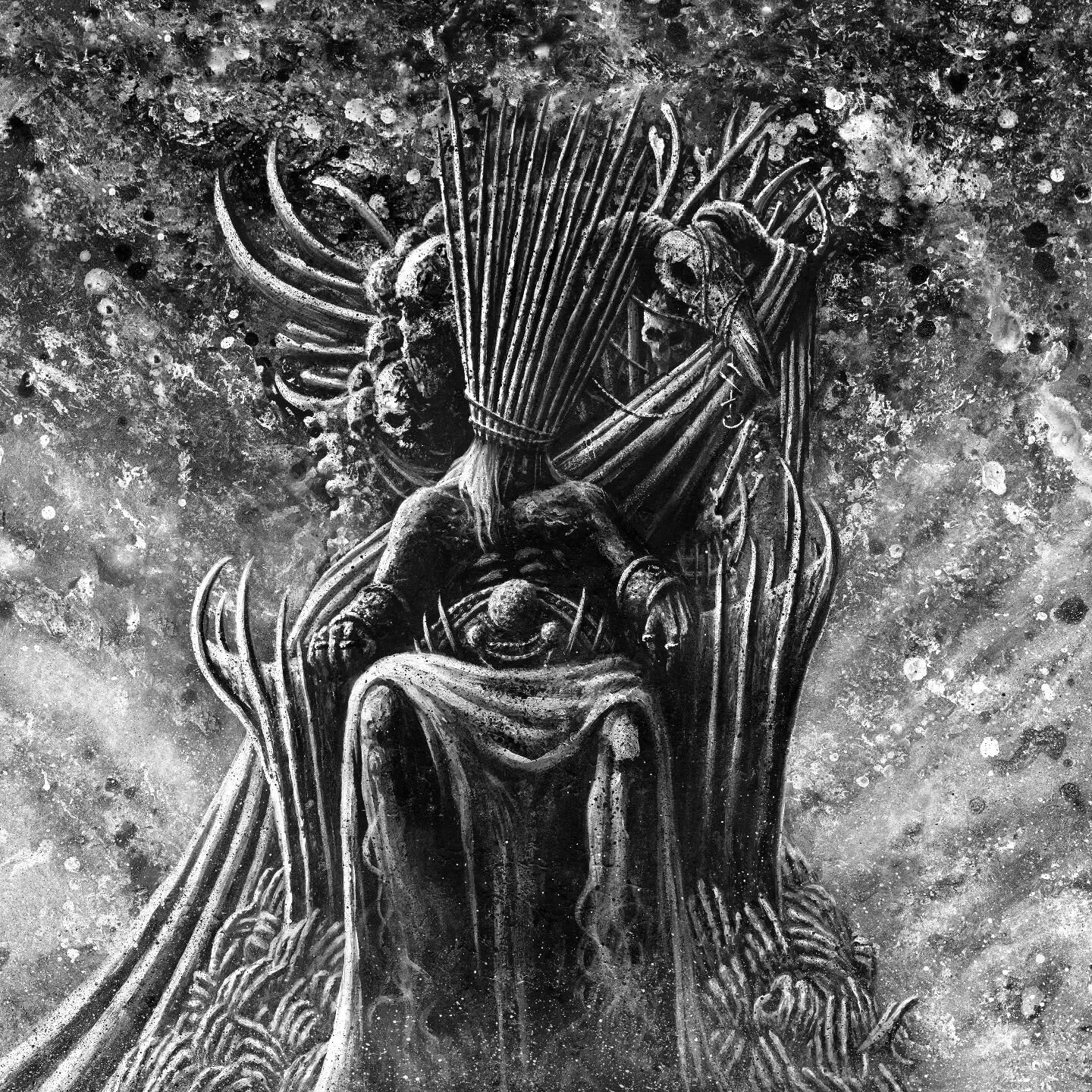 Behead the feedle king
With malice claim the glory

The artwork for our coming album is done by @bharaduur 
.
.
.
.
#blackmetal #norwegianblackmetal #trueblackmetal #truenorwegianblackmetal #blackandwhite #corpsepaint #uburen #usurpthethrone #vagosme