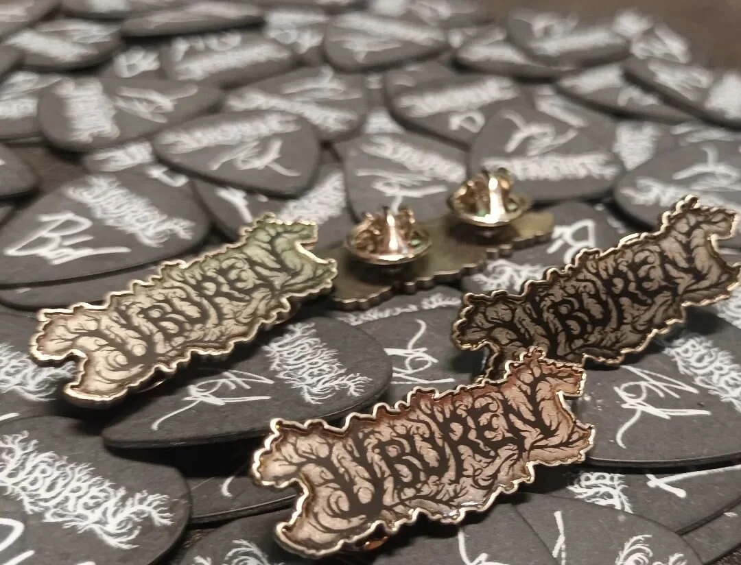 Decorate your battle vest with a Uburen diecast gunmetal pin 

#blackmetal #pin #battlevest #uburen #usurpthethrone #metal #metalhead #pins #vikingmetal #dusktone #norwegianblackmetal #guitarpick #signature #limitededition