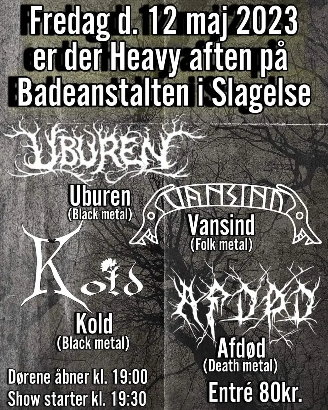 Tonight we Bring Forth Ragnarok at @slagelsemusikhusogbadeanstalt with @vansindband @koldbanddk and @afdoedband