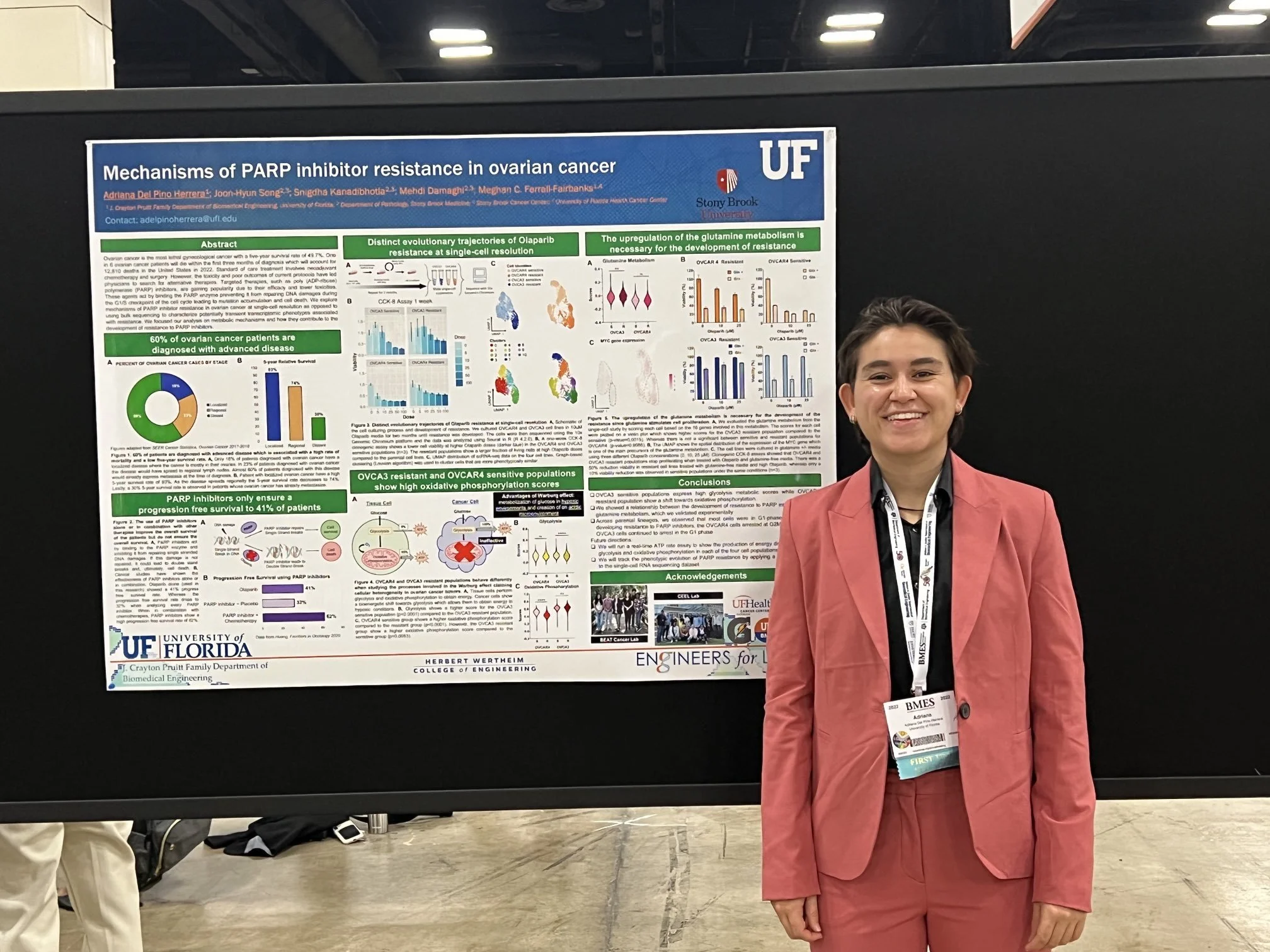Adriana awarded 2022 Certificate of Outstanding Achievement from the UF International Center