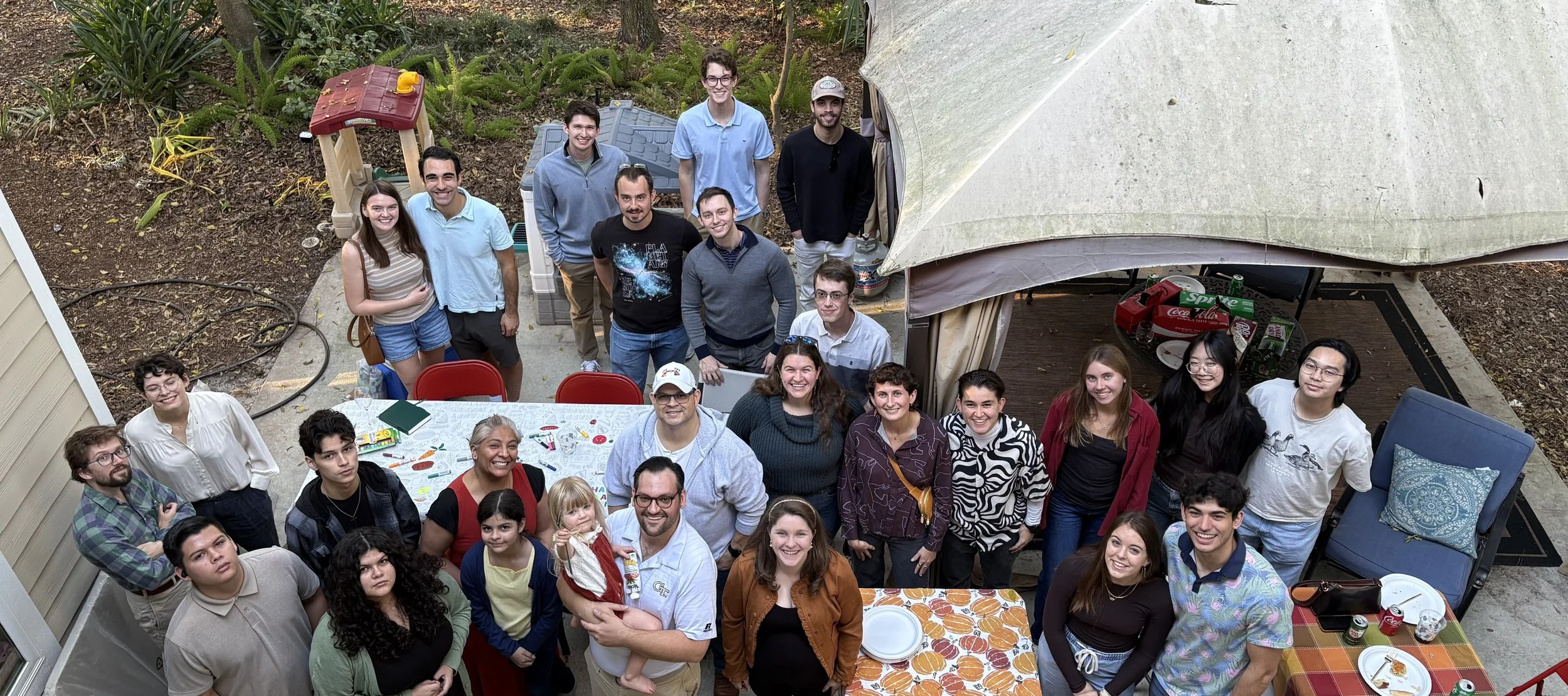 BEAT Cancer Lab and GATAS Lab annual Labsgiving group photo from Nov 2025.