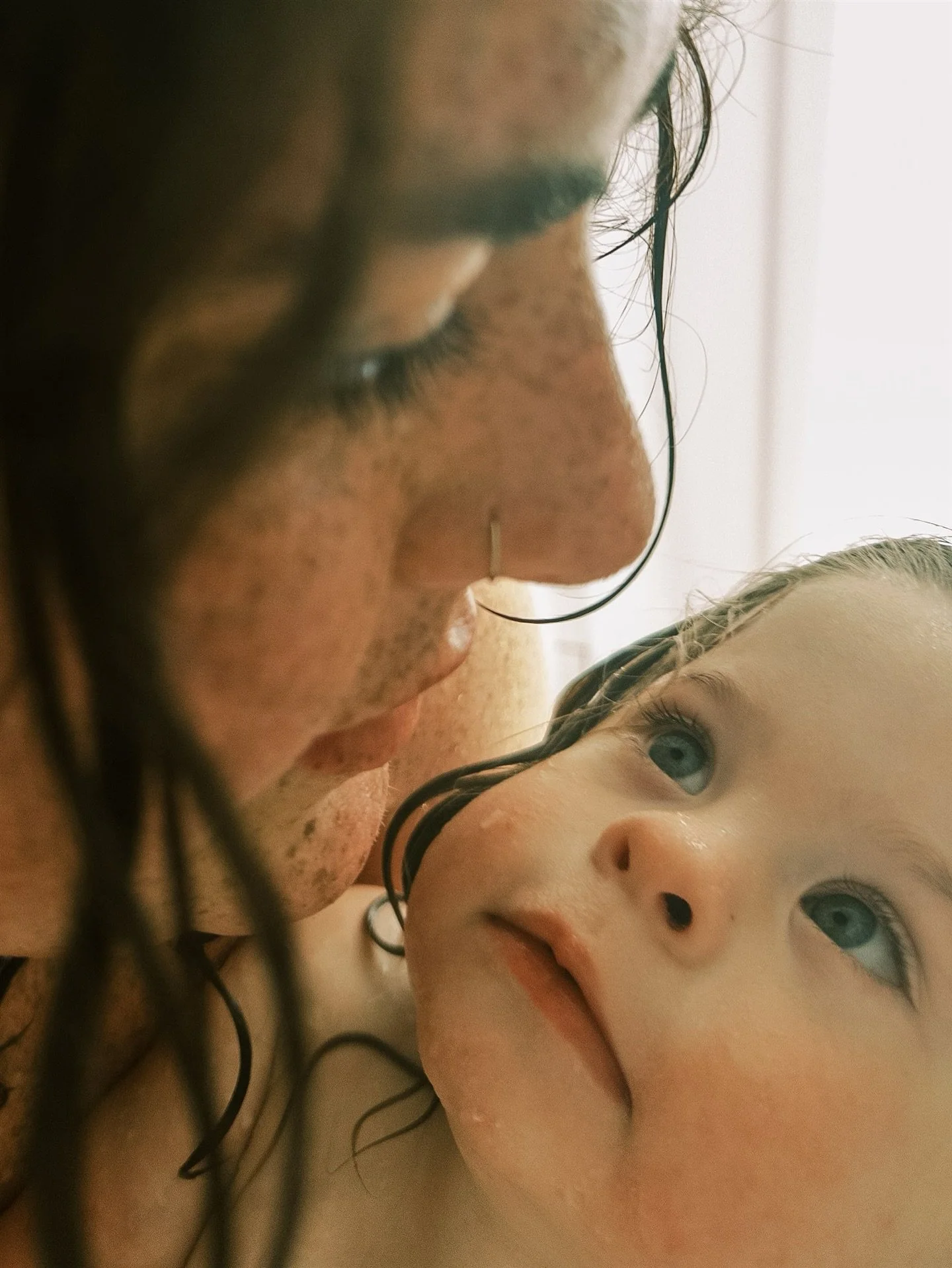 The way a child looks at their mother, they know they&rsquo;re hers + she&rsquo;s theirs. 
.
.
.
.
.
Remote Photo Session, Indianapolis Family Photographer, Virtual Photography, #familystory #beforetheygrow #thehonestlens #thebeautifulreal #everydaym