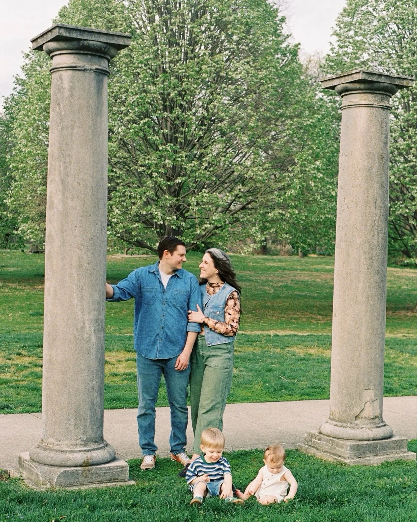 A handful of darling frames from this early spring single film roll session. 🎞️
.
.
.
film family photography, families on film, film friday, holliday park family photos, springtime session, childhood magic, indiana family photographer, holga pictur