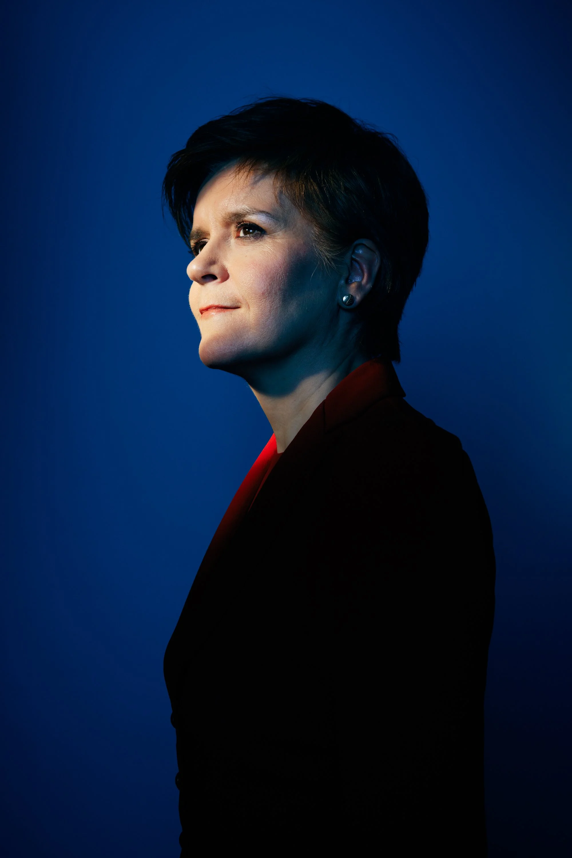 Hair and makeup for Nicola Sturgeon's Sunday Times Magazine cover shoot in Bute House Edinburgh