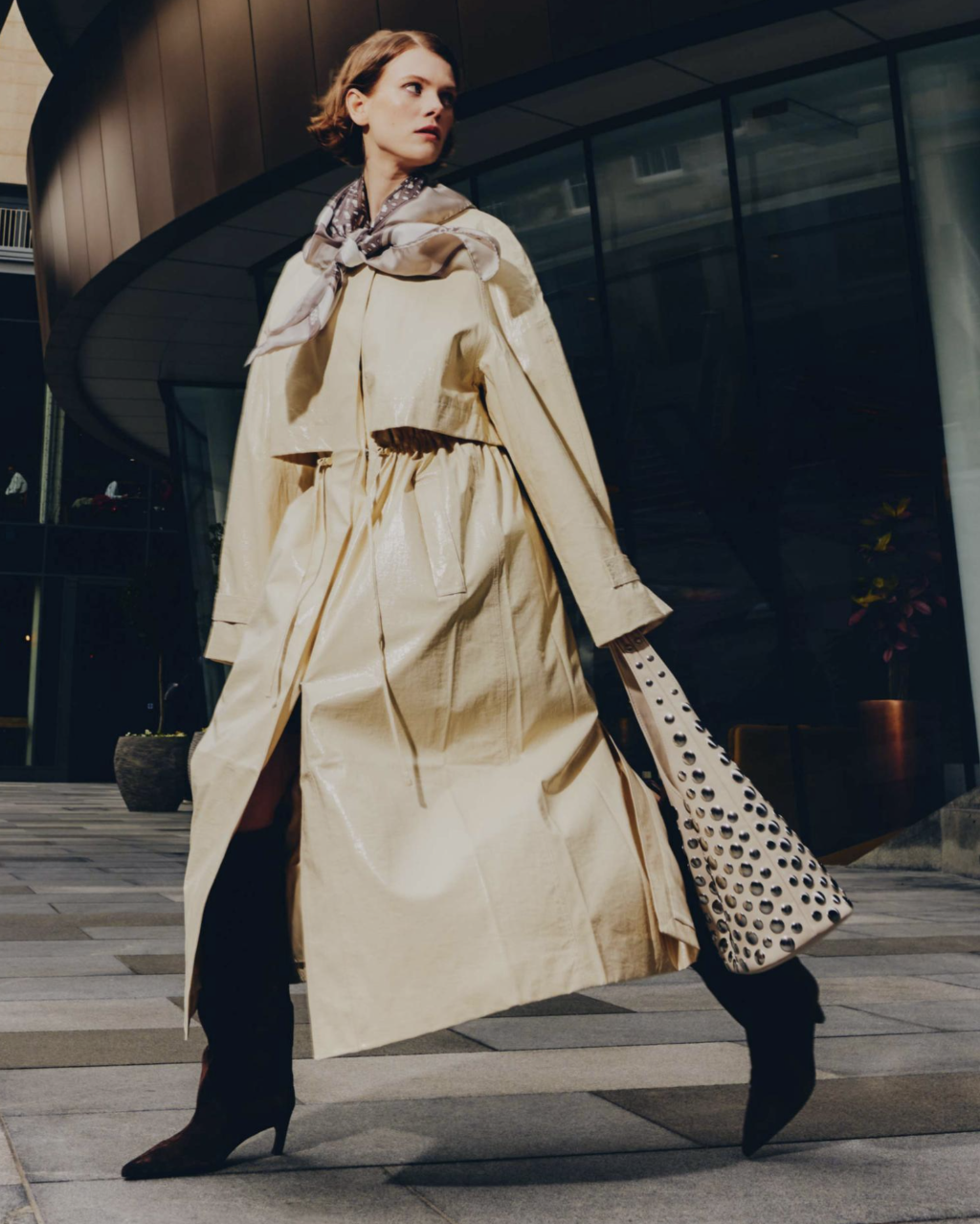 Grazia magazine - Edinburgh Style shooot with model at St James Quarter