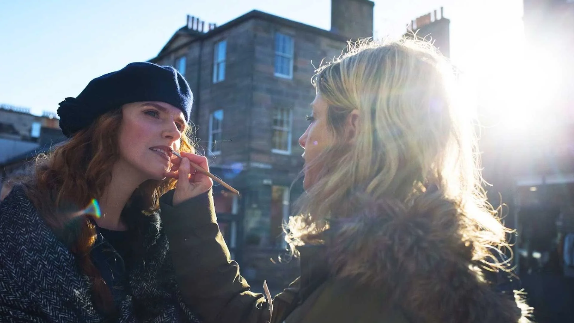 Behind the scenes hair and makeup with RBS